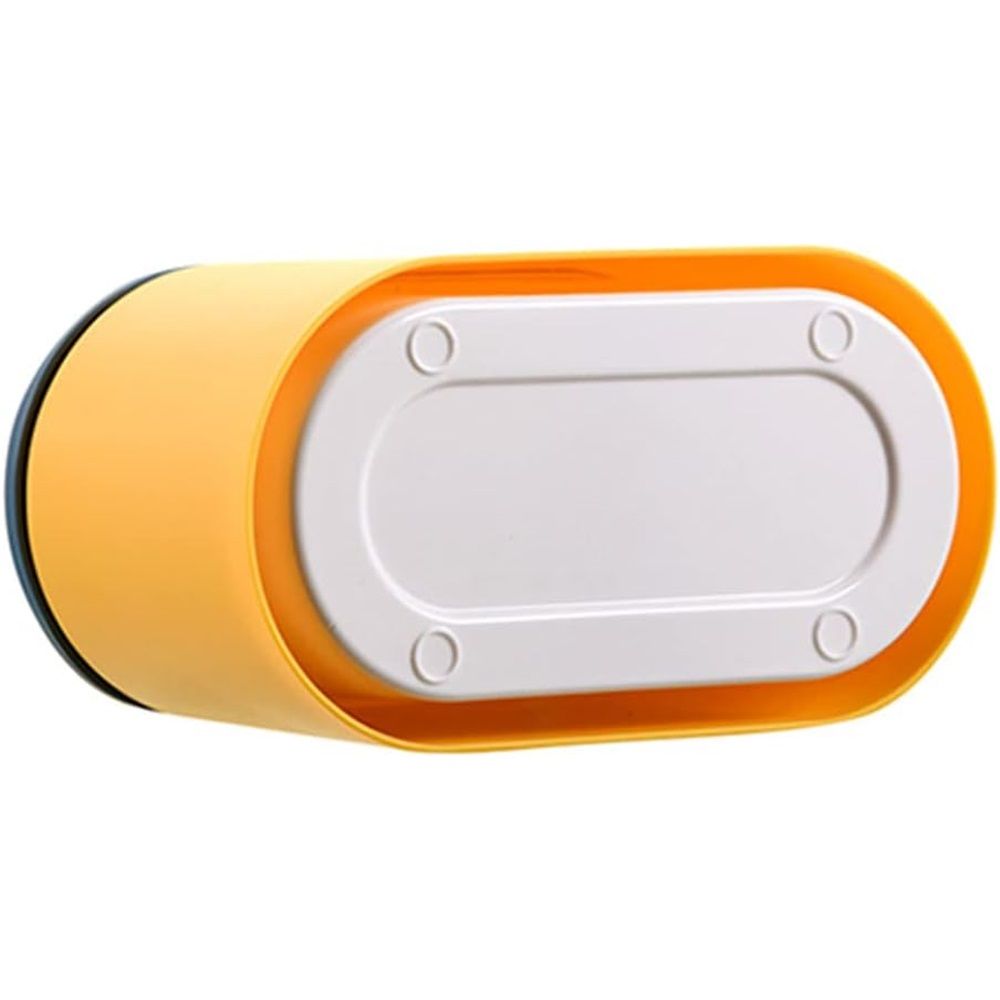 Mini Trash Cans, Press Type Small Desktop Trash Can Cute Garbage with Lid Waste Basket for Tabletop Countertop Car Bathrooms Kitchens Bedrooms and โ image 3