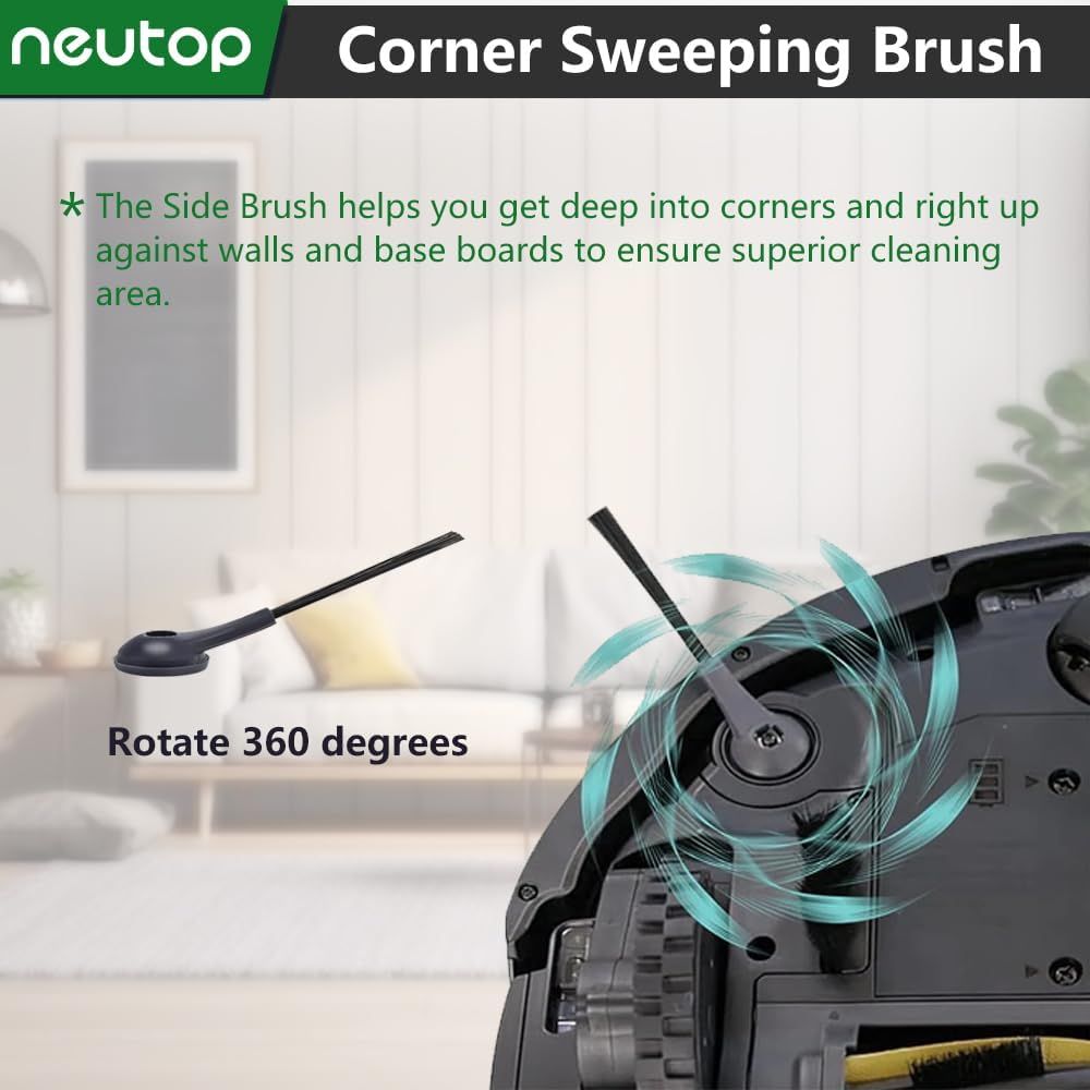 Replacement Side Brushes Compatible with All Shark IQ and AI Series Robot Vacuum Models, 10-Pack — image 4