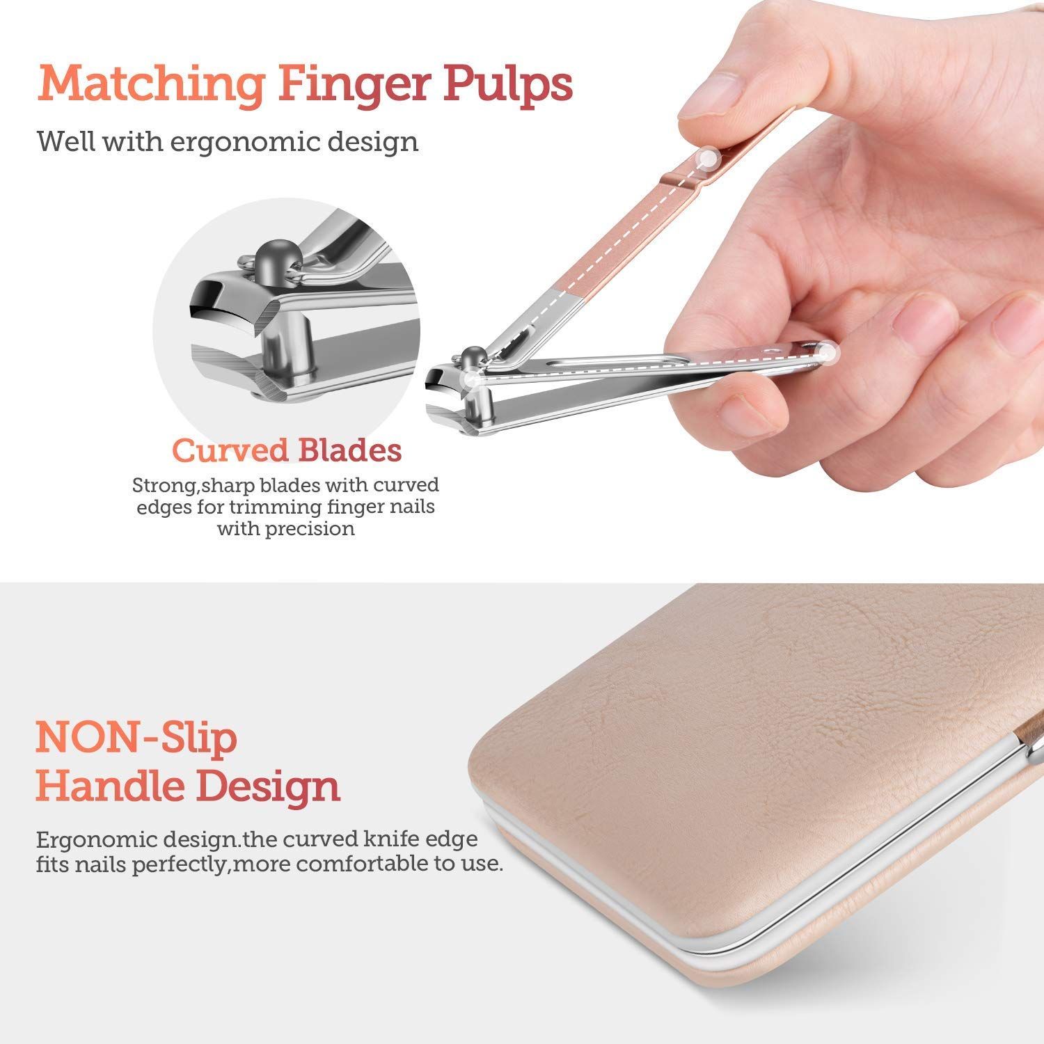 18 in 1 Stainless Steel Professional Manicure & Pedicure Kit for Women Includes Scissors Nail Cutte โ image 2