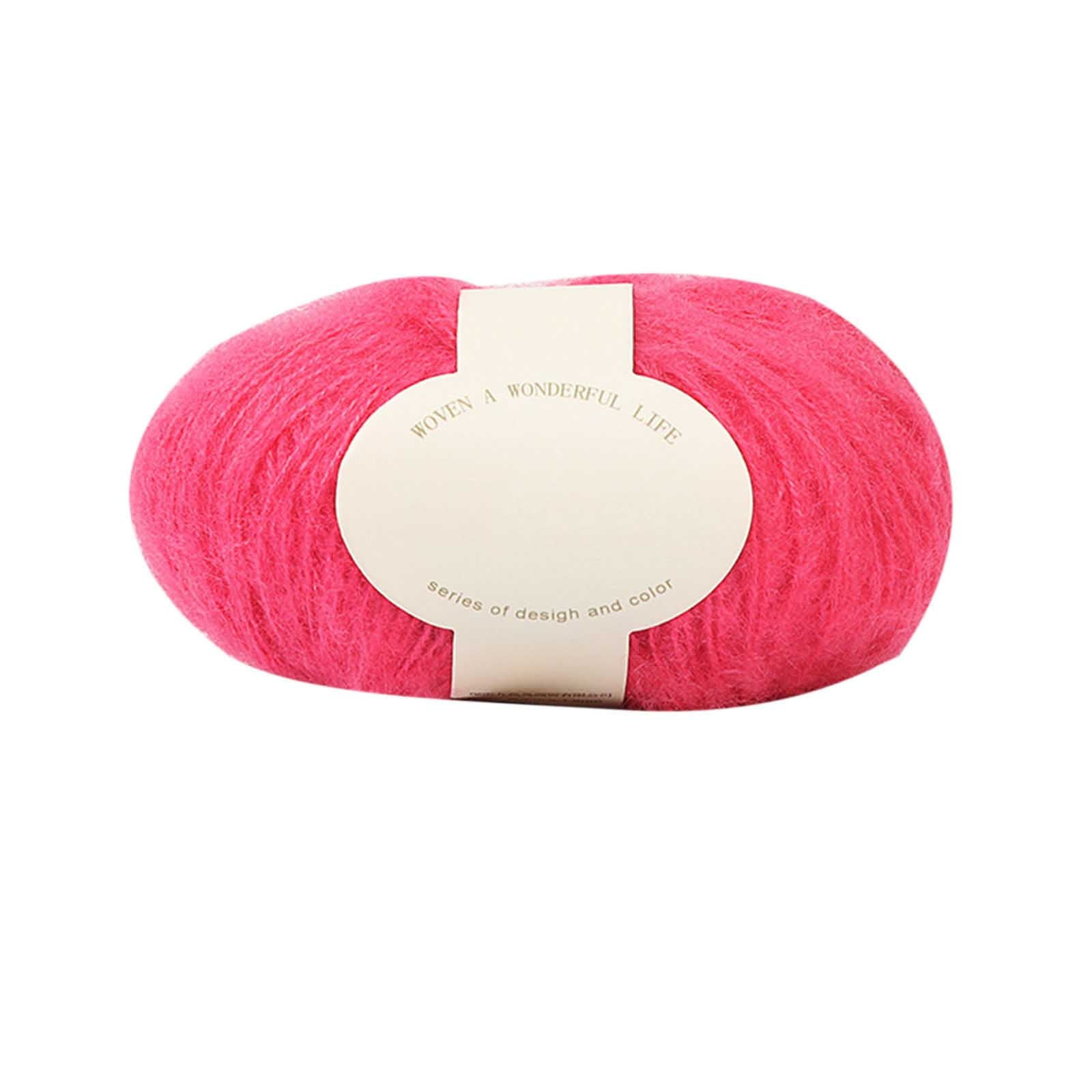 Clearance! Boovnll Mohair Yarn, Soft Yarn for Crocheting, Hand Knitting Hats, Sweater, Scarves, Crafts, Home Decorations, DIY Kids Toys, Yarn 11 โ image 4