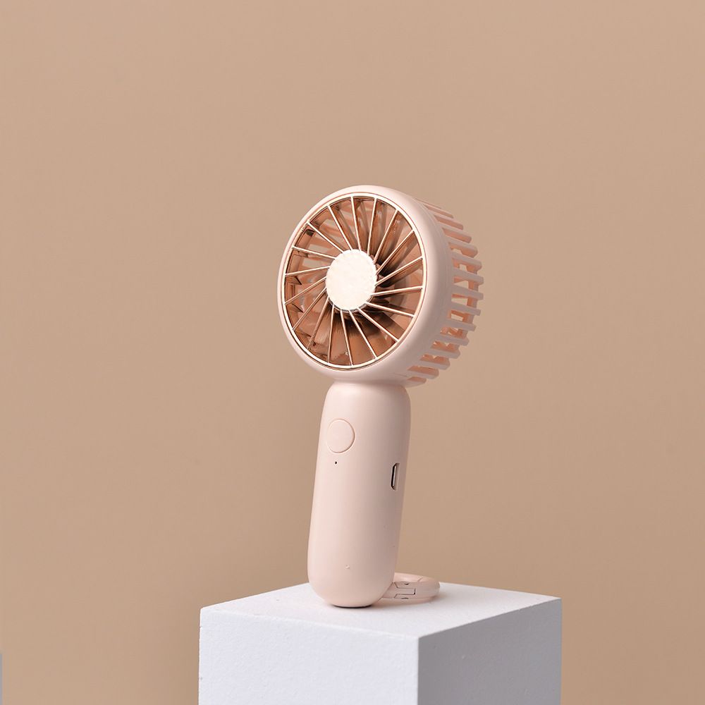 Mini Portable Fan, Handheld Fan Rechargeable with 3 Speed Adjustable Low Noise Cooling Hand Held Fan, Personal Mini Fan — image 4