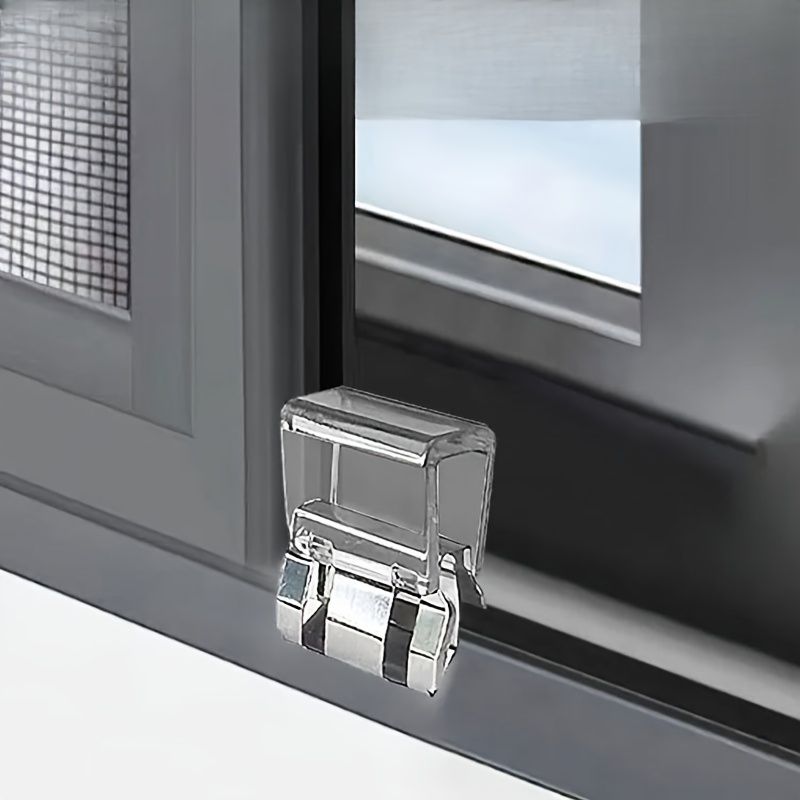 2pcs Window Lock Buckles for Screen Door Fastening, Sliding Door and Window Stopper 2pcs — image 3