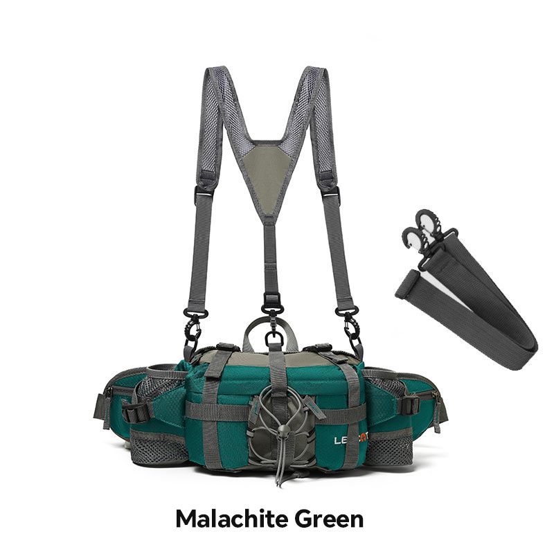 Bicycle Bag Cycling Bag Waist Chest Bag Bike Accessories High-Quality Bag - Green - Size Regular โ image 6