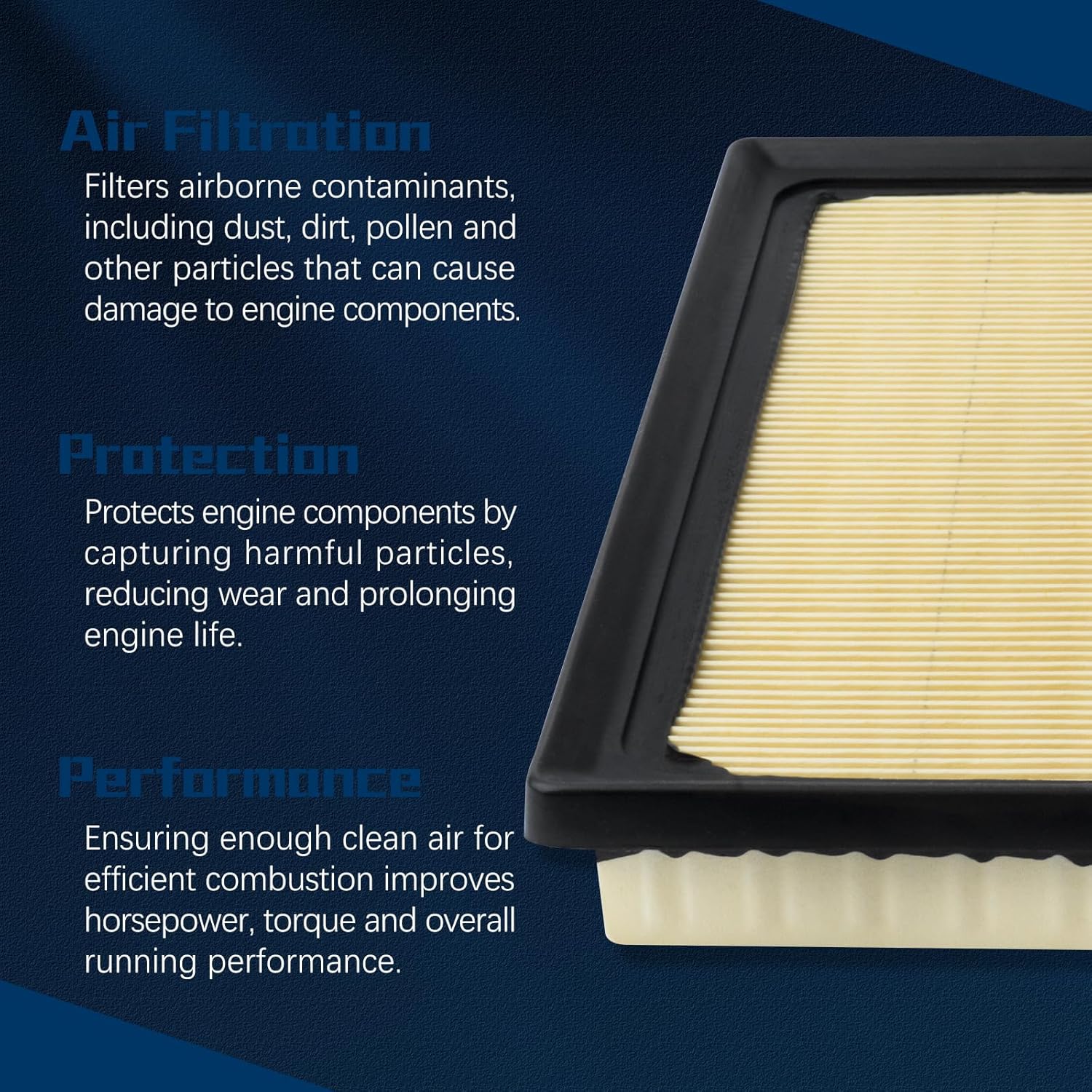 16546AA16A Engine Air Filter for 2017-2023 Subaru Impreza,2018-2023 Crosstrek,2019-2023 Ascent/Forester,2020-2023 Legacy/Outback โ image 5
