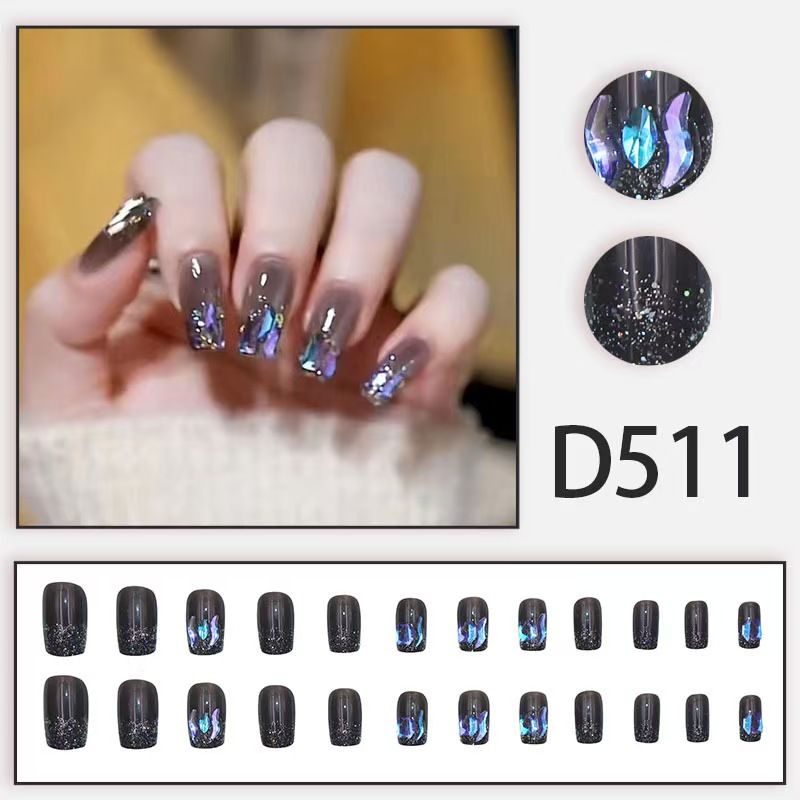 12 boxes / 288 pieces, cool spicy simple French sparkling diamond line sweet style hot-selling wearable jewelry set — image 5