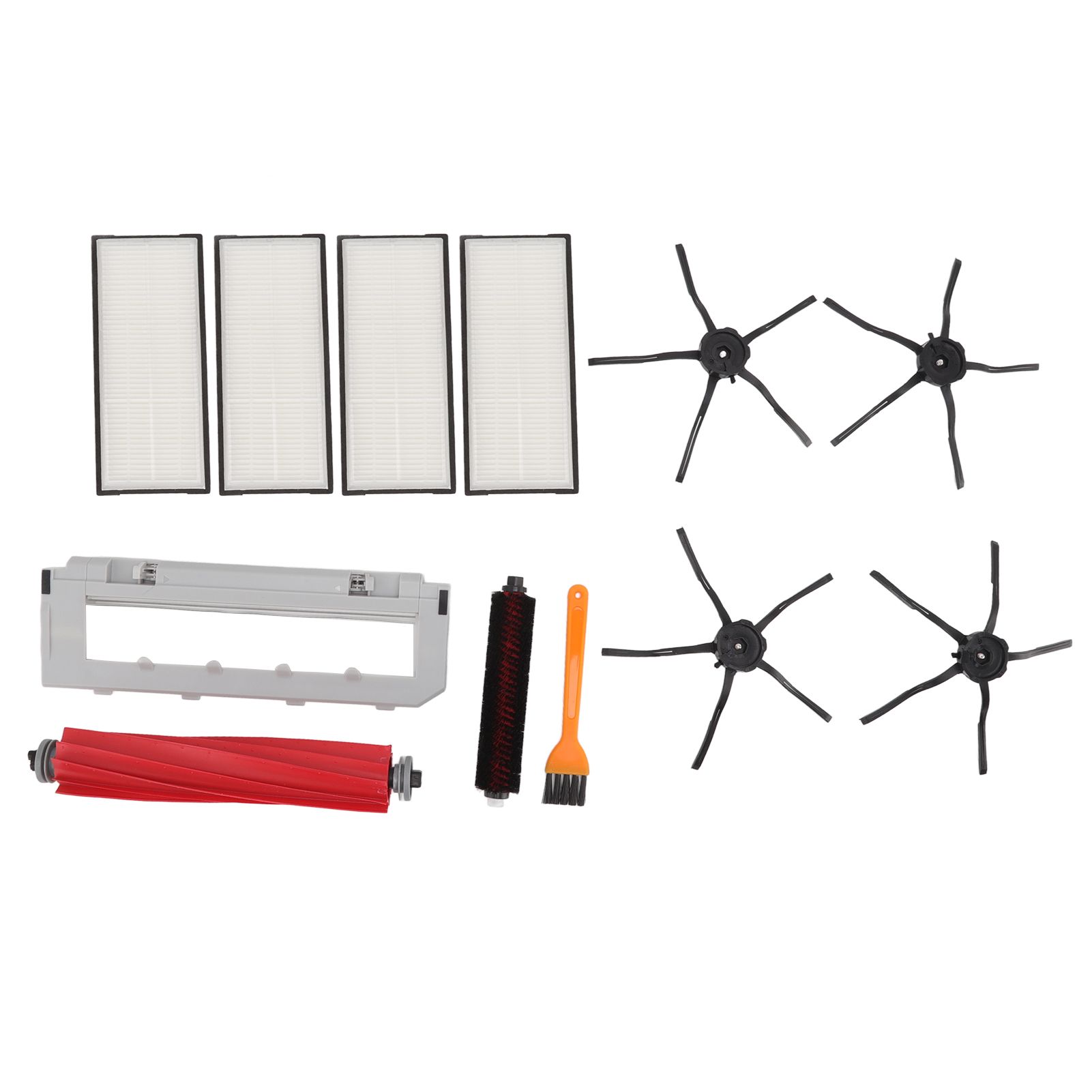 Vacuum Cleaner Accessories Kit Replacement Parts for Roborock S7 MaxV Plus S7 MaxV Ultra Include Rubber Brush Hair Brush Filter