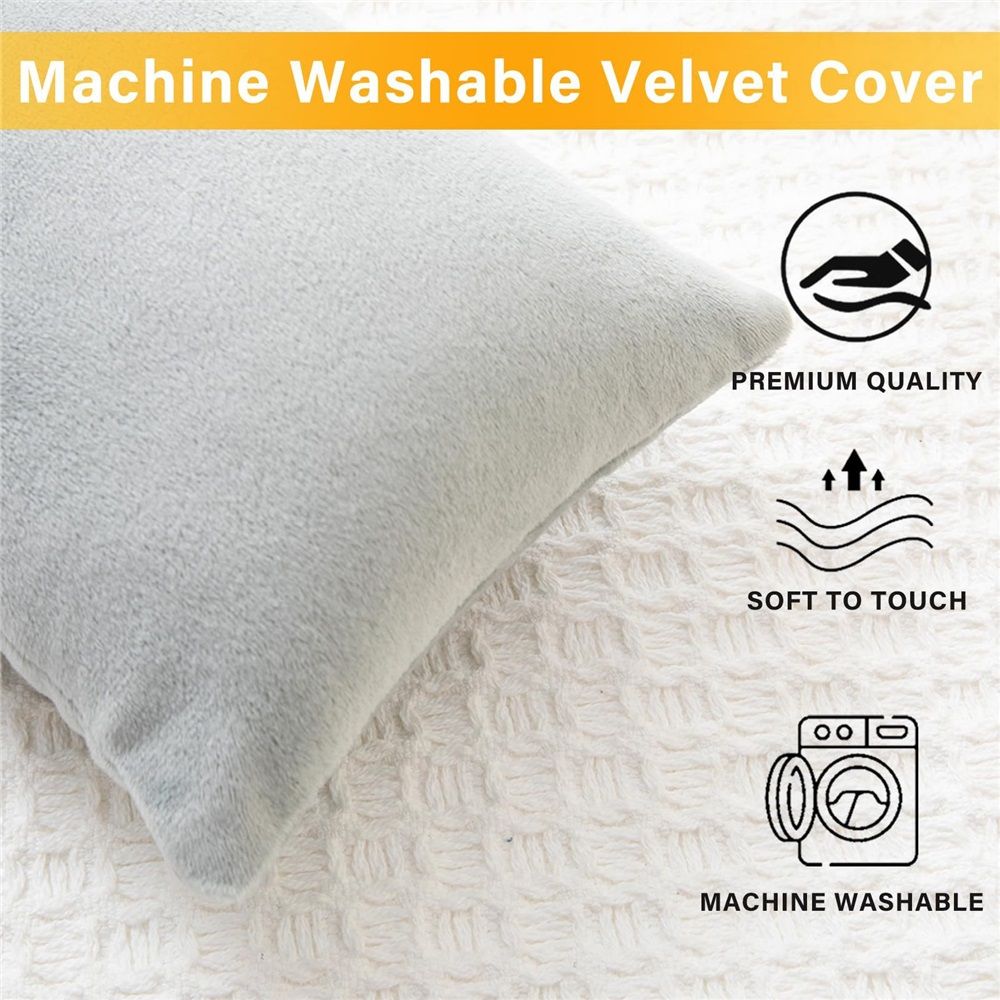 2 Pack Small Pillow, Pillow 11 X 7 Inches for Travel, Sleeping, Nap and Neck, Knee, Lumbar Support, Tiny Cushion for Pet, Dogs (Grey) — image 2