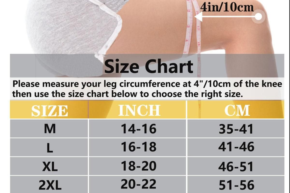 2 Pack Copper Knee Braces with Strap for Knee Pain Women Men Knee Support - L โ image 4