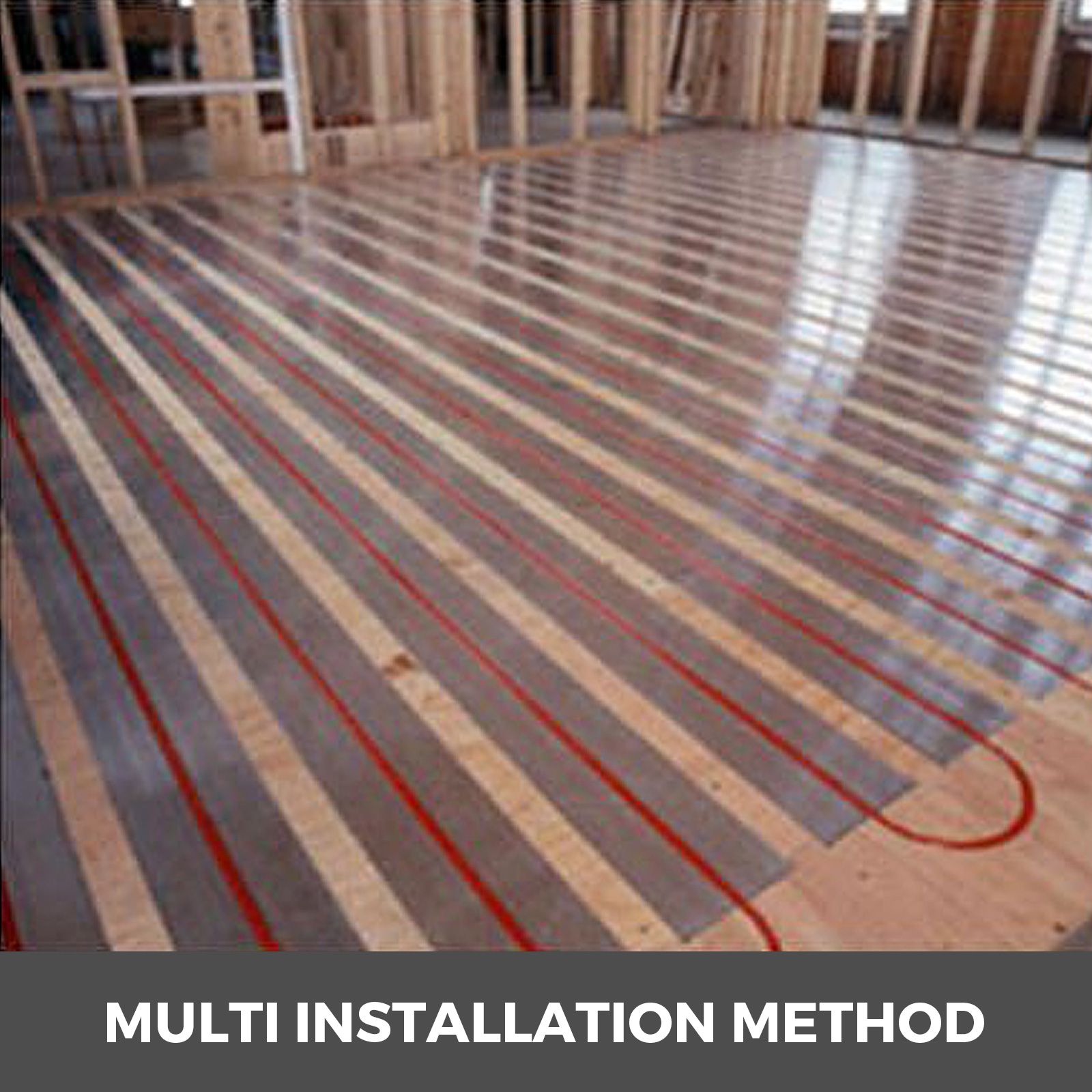 PEX Heat Transfer Plates, 200 pcs Box Radiant Heat Transfer Plates, 2ft Aluminum PEX Heat Transfer Plates, 1.27 cm Heat Transfer Plates Designed for PEX Tubing — image 4