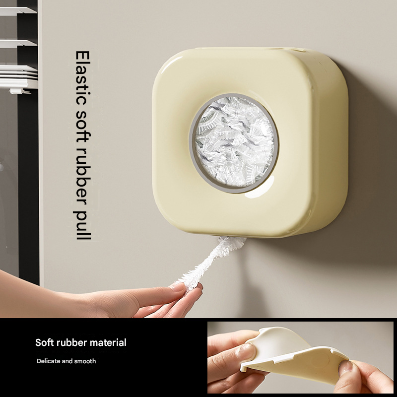 Light green Wall Mounted Plastic Wrap Dispenser Storage Box with 200 Preservation Films โ image 3