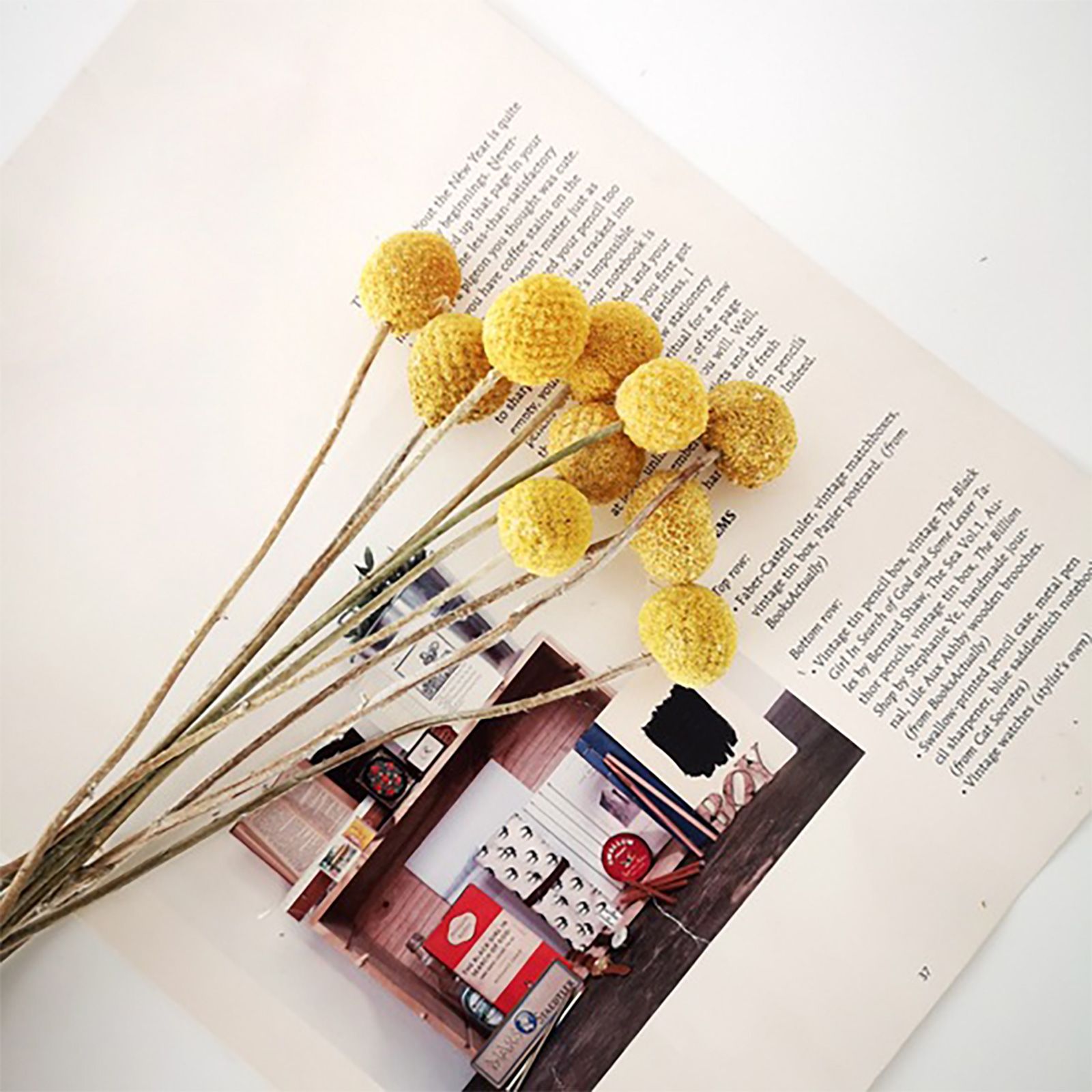 Artificial Dried Pampas Grass Plastic Simulation Reed for Wedding Home Decoration — image 2