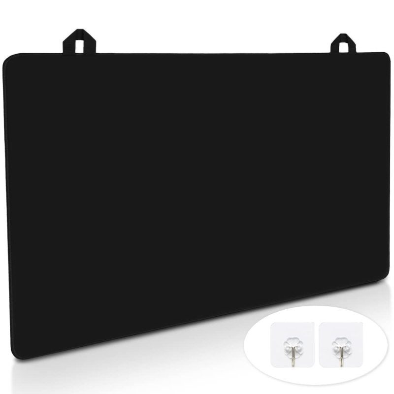 black Stove Top Covers for Electric Stove, Ceramic or Glass Cooktop Protector Mat, Thick Natural Rubber 42*28 cm
