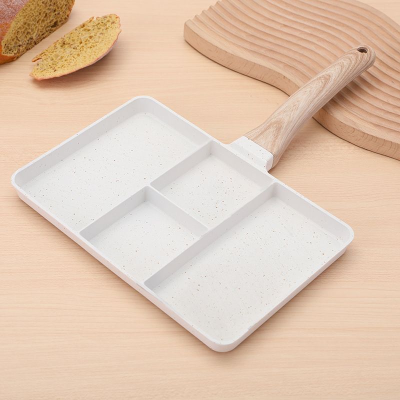 Nonstick Divided Breakfast Grill Pan for Stove Tops, 4-In-1 Versatile Square Big Grill Skillet Pan for Indoor Cooking โ image 2