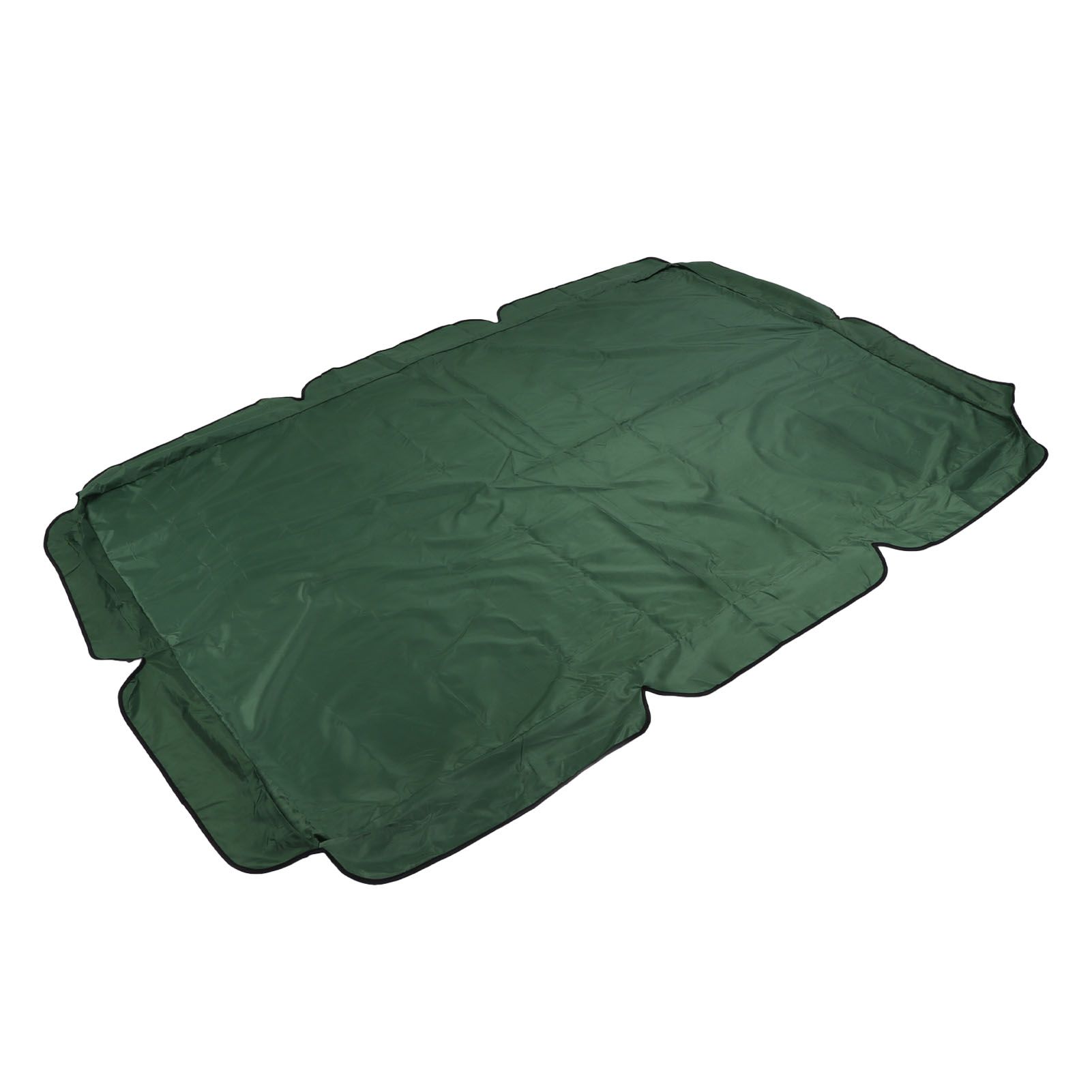 Swing Canopy Replacement Silver Coated Oxford Cloth Waterproof Swing Chair Canopy Cover for Outdoor Garden Balcony Dark Green — image 4
