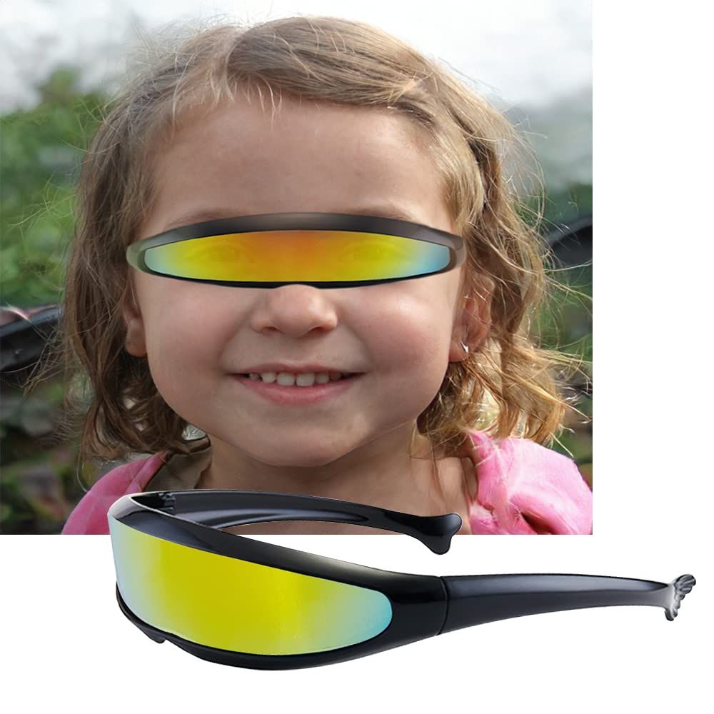Futuristic Cyclops Eyewear, Eyewaer for Adults and Kids UNIQUE KIDS PARTY EYEWEAR FUNNY SUNGLASSES โ image 5