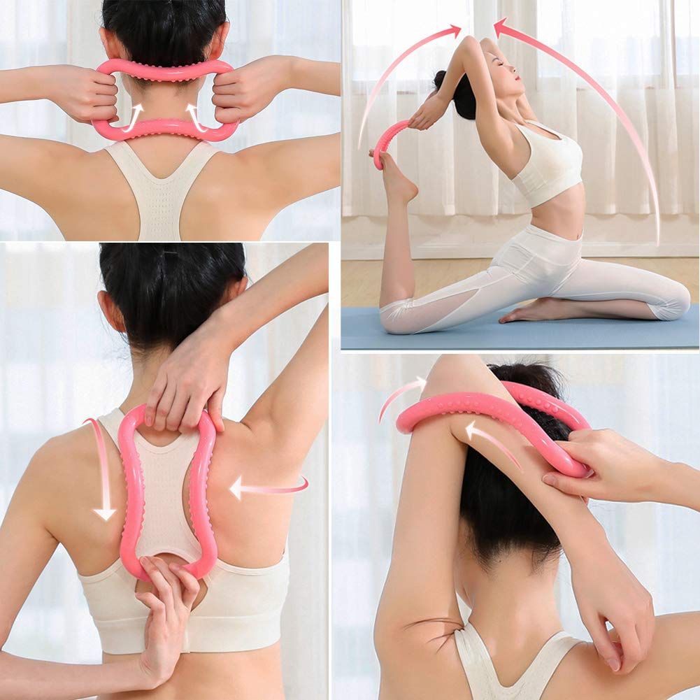 Pilates training ring for back and leg pain, home exercise, gym fitness, soft exercise, stretching — image 5