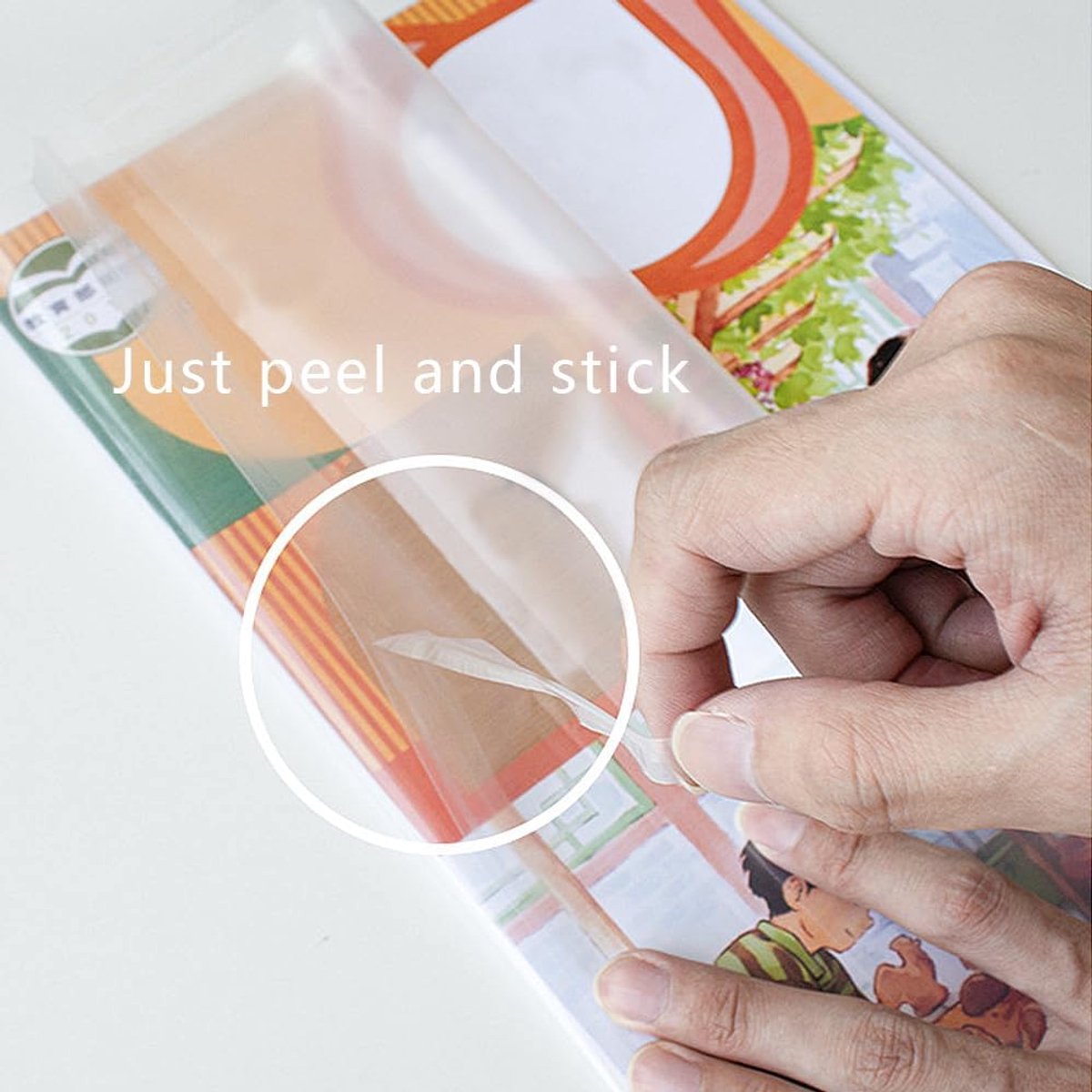 Book Sleeve - 10 pieces transparent A4 notebook cover - Book Sleeve - A4 book cover - Book Sleeve - Insert folders - paper book protector - transparent โ image 3