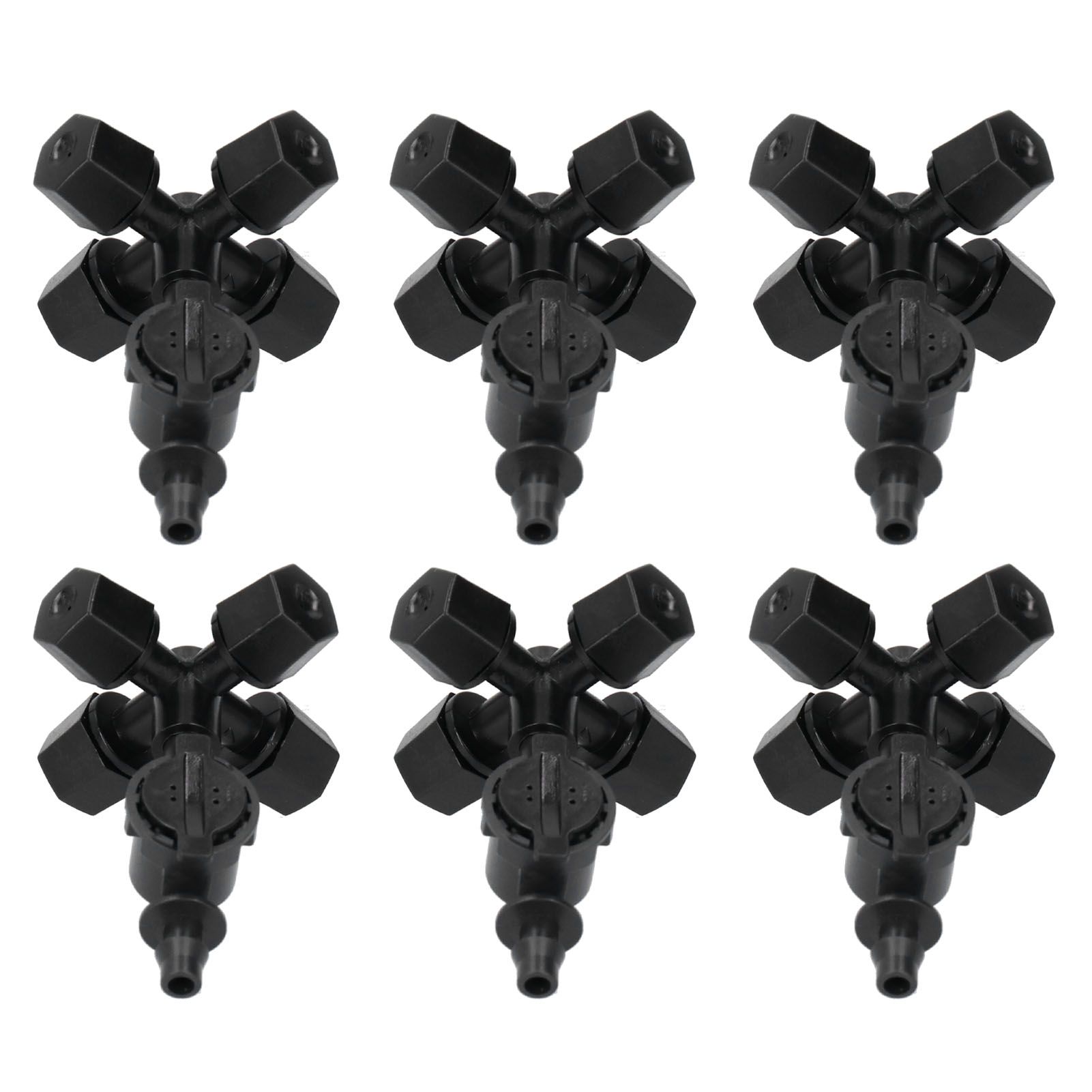 10Set G1/8 Atomizer Greenhouse Misting Sprayer Nozzle Garden Irrigation Watering Equipment — image 2