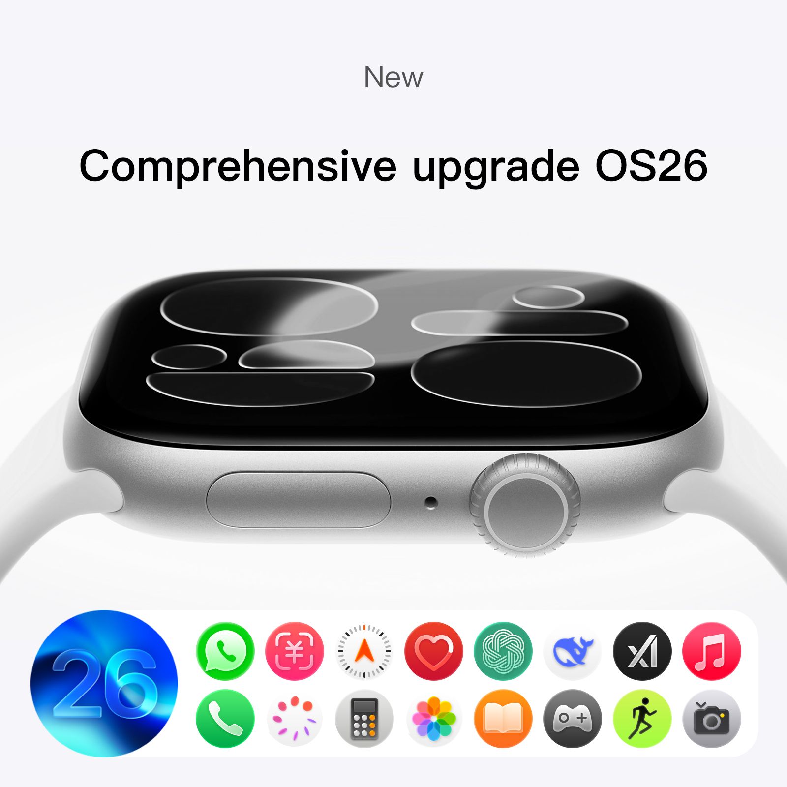 S11 Pro Smart Watch, Bluetooth Calling, Heart Rate & Sleep Monitor, Smartwatch for Men Women，Silver — image 2