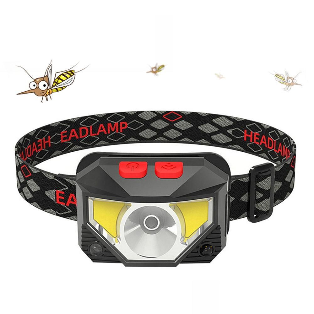 2Pcs Rechargeable LED Headlamp with Motion Sensor — image 6