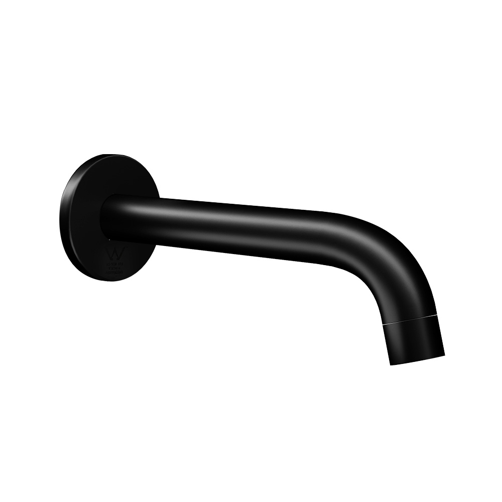 Cefito Bathroom Mixer Spout Wall Bath Tap Round Shower Bathtub Black โ image 3