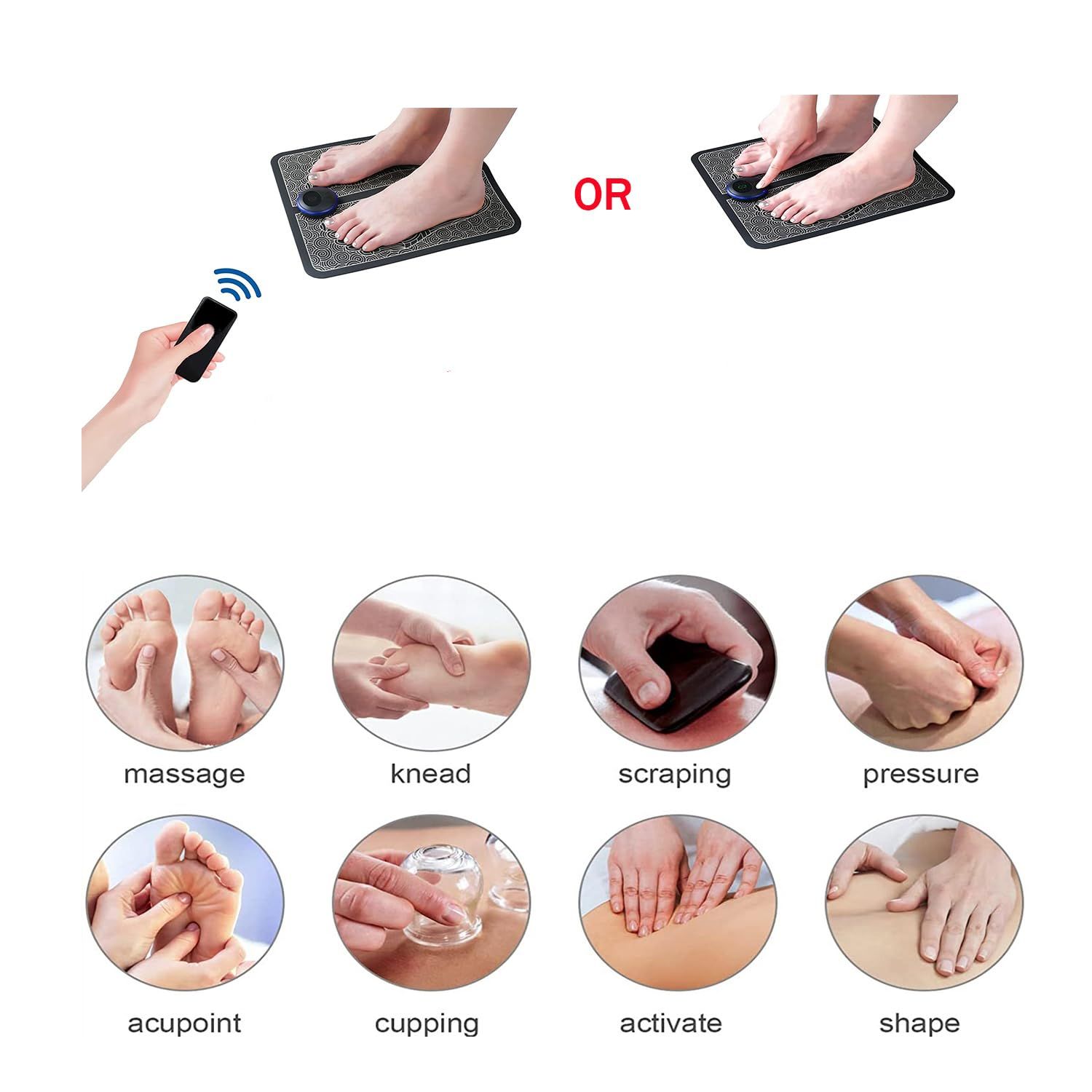 Foot Massager Mat for Pain Foot Relief,Muscle Relaxation,Improve Muscle Performance in The Shoulder, Neck, Arm, Leg โ image 4