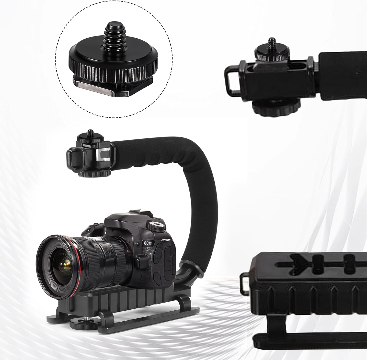 4 Pcs 1/4 Inch Camera Adapter Screws, Compatible with Versatile Flash Hot Shoe Mounts for DSLR Camera Rigs, Tripods, Mounting Accessories — image 2