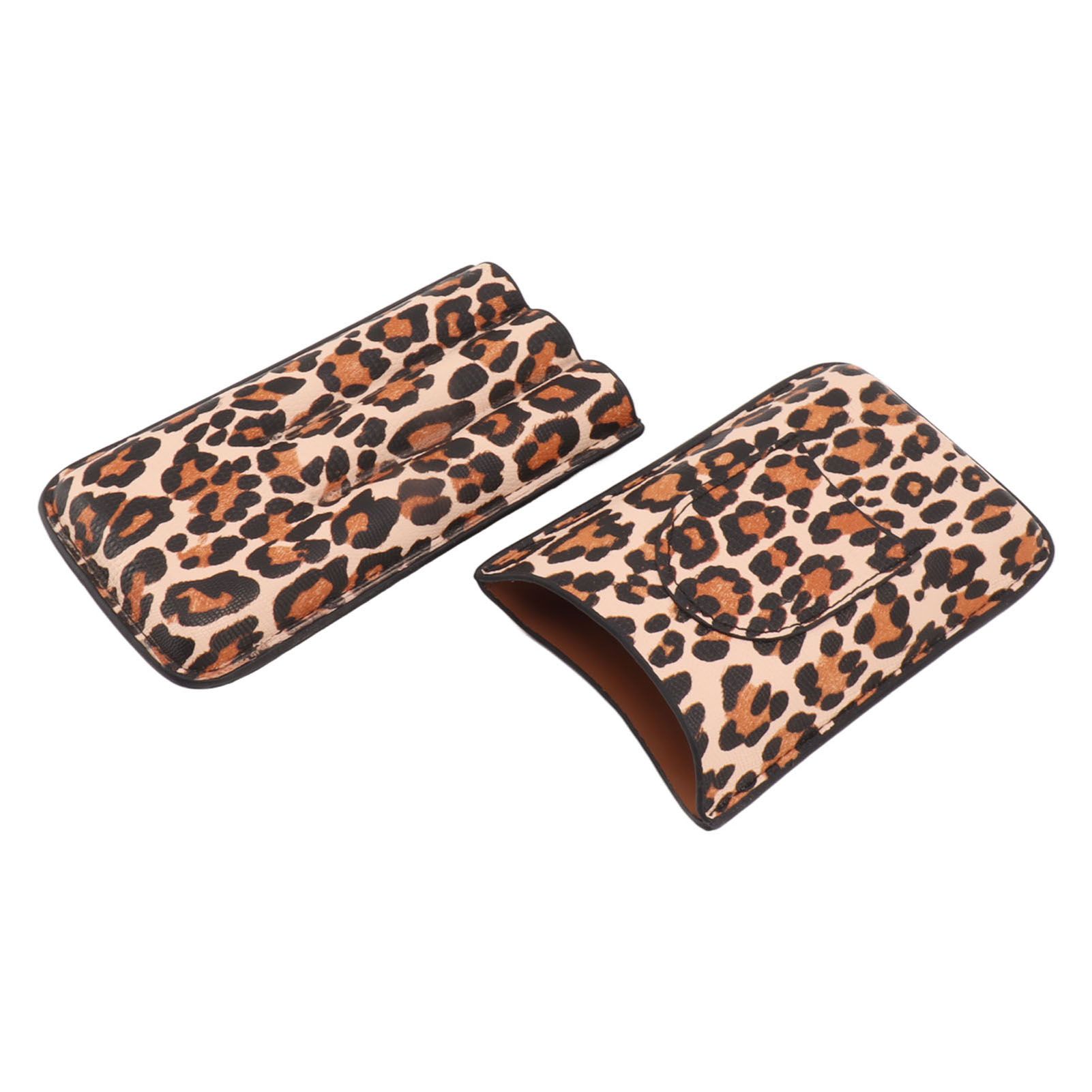 Cigar Case Portable Travel Humidor Case 3 Finger Cigar Carrying Case With Moisturize Function โ image 3