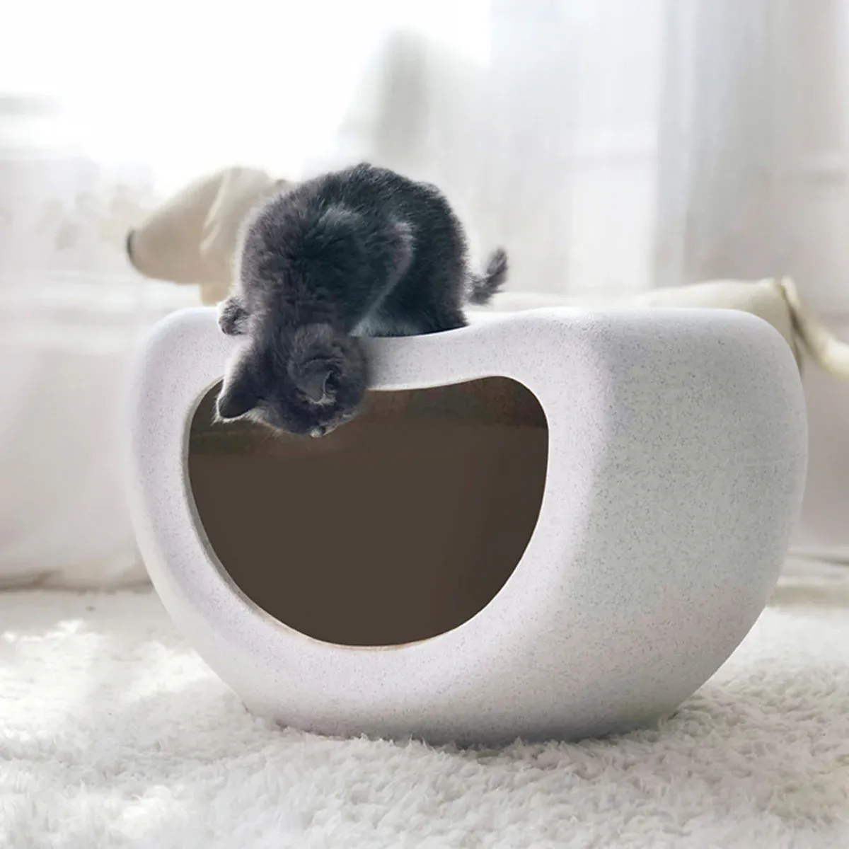 Plastic Pet Nest for Cats Small Dogs Waterproof Detachable Easy to Clean NonSlip — image 6