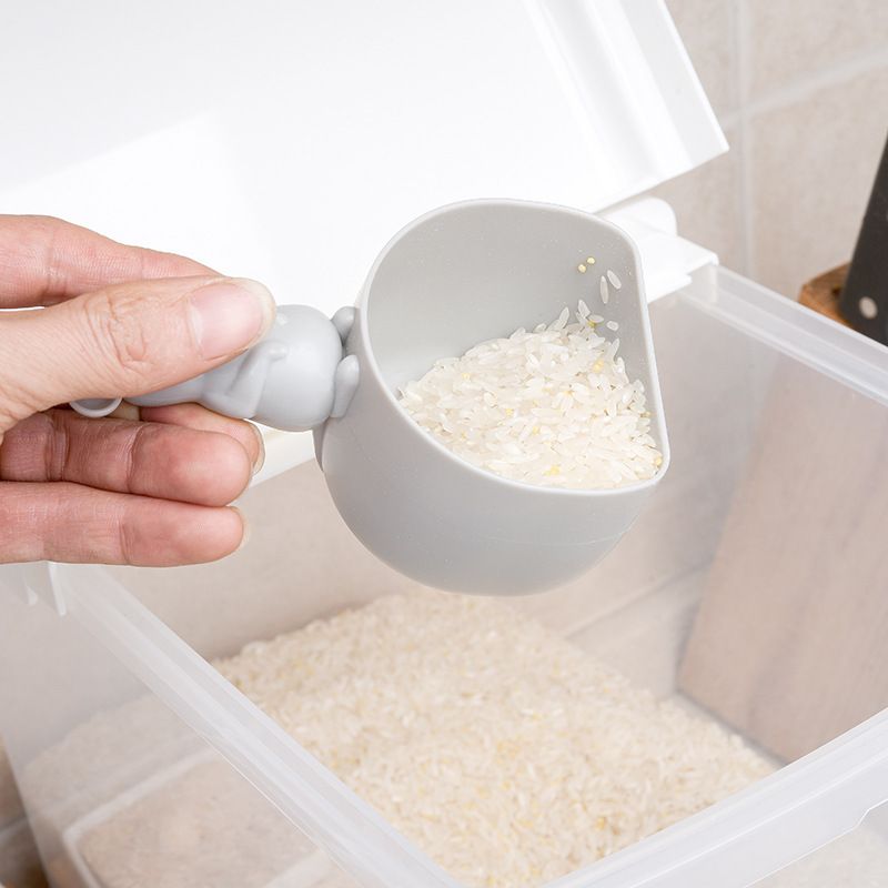 sturdy scoop for all kinds of dry foods. Cute Mouse Shape Handle Design Pet Food Can Spoon Suitable for Dogs Cats Birds โ image 3