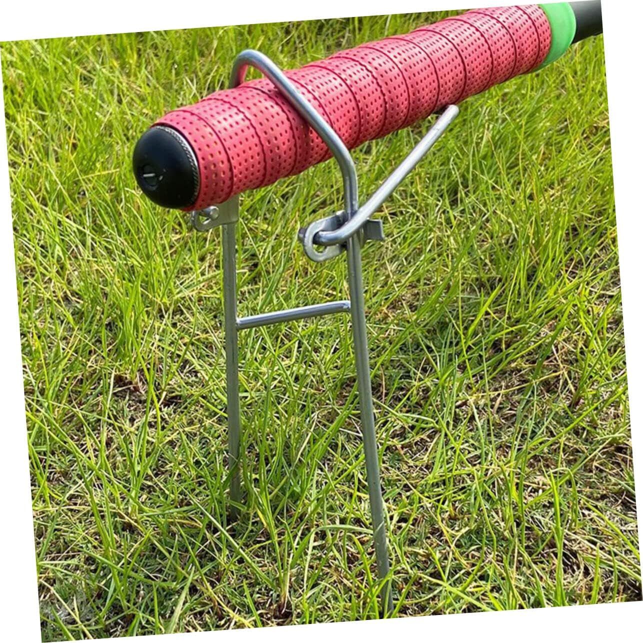 3 Pack Fishing Rod Holders Fish Pole Holder Portable Adjustable Foldable Bracket Stand Folding Stake Ground Support Rack for Bank Fishing Beach Sand โ image 2
