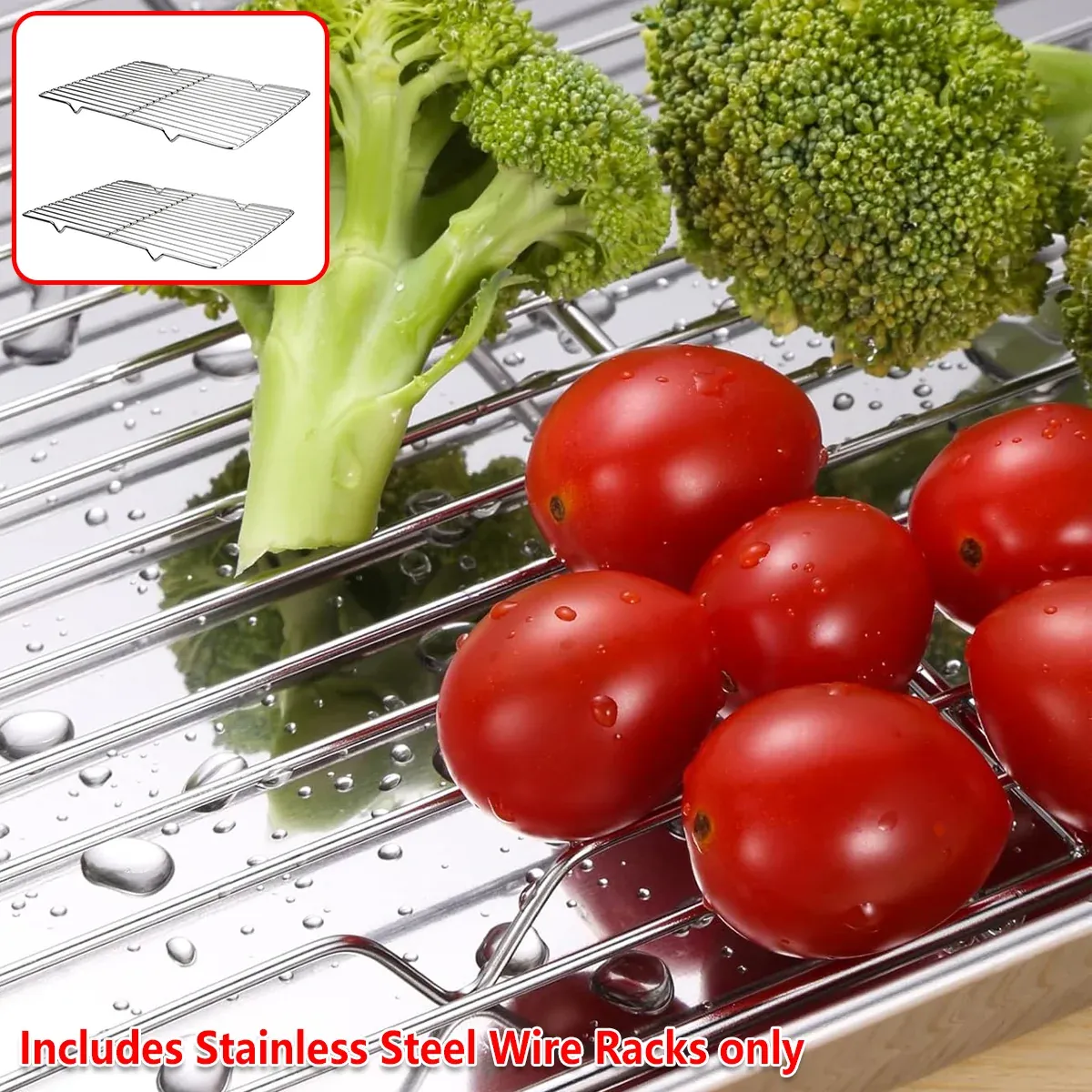 2pcs BBQ Stainless Steel Grill Grate Grid Wire Mesh Rack Cook Replacement Net โ image 6