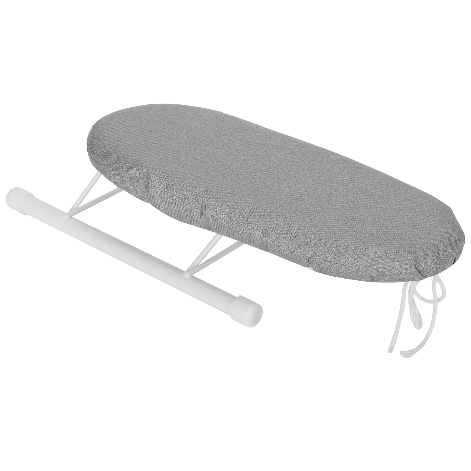 Mini Ironing Board Foldable Sleeve Cuffs Collars Ironing Table for Home Travel UseSilver Cloth — image 6