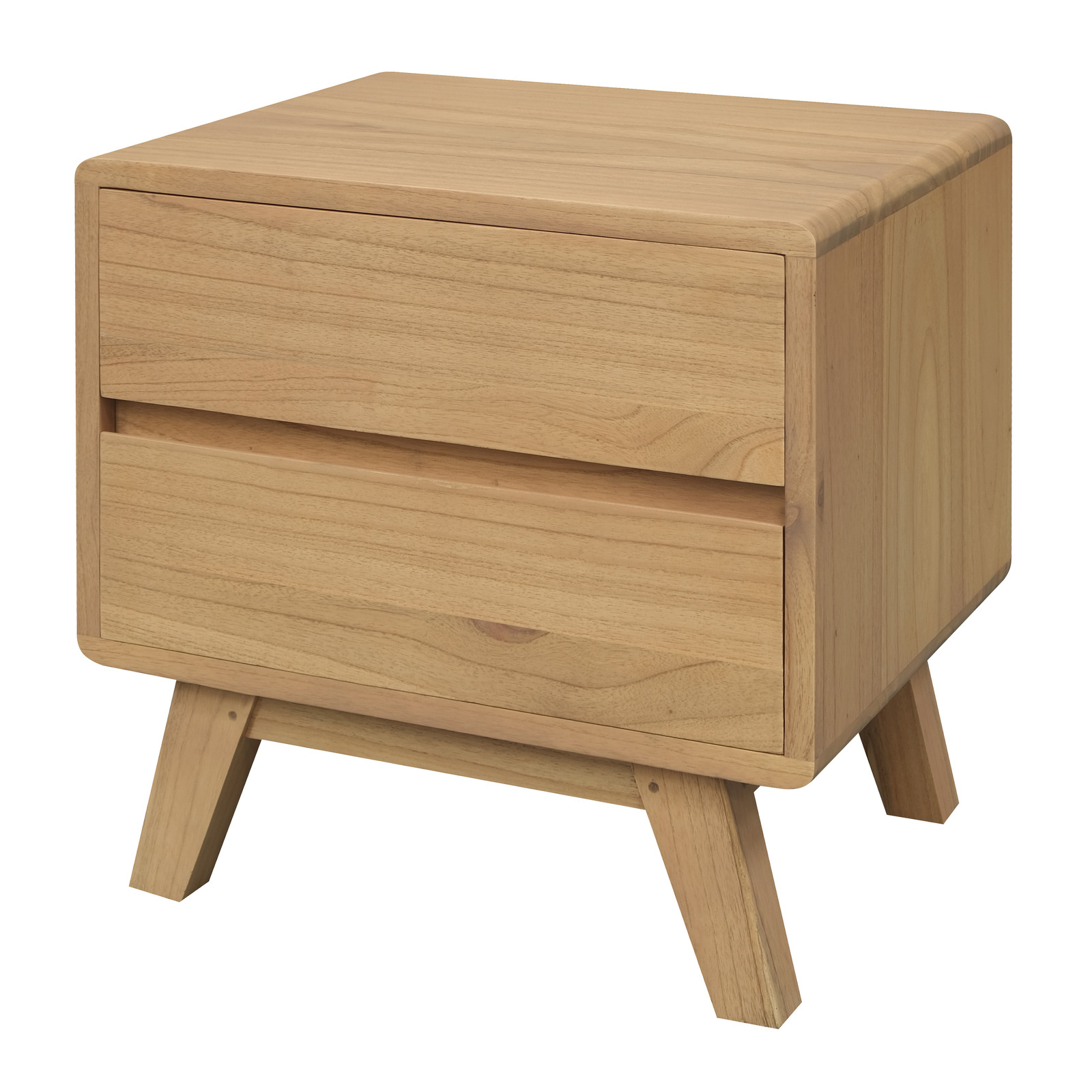 Providence 2 Drawer Bedside Table (Natural) — image 4
