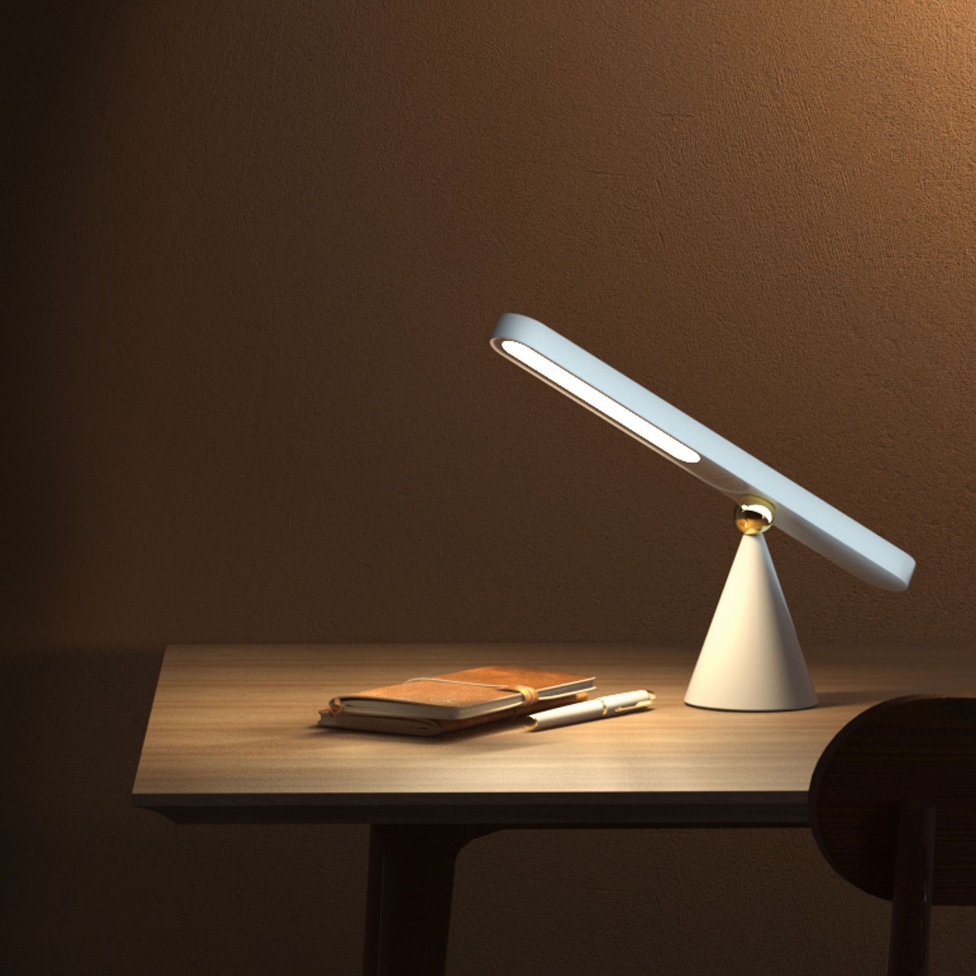 Levitating Lamp, 360 Degree Rotating Magnetic Table Light 3 Levels Brightness 3 Color Temperature 800mAh USB Rechargeable — image 3