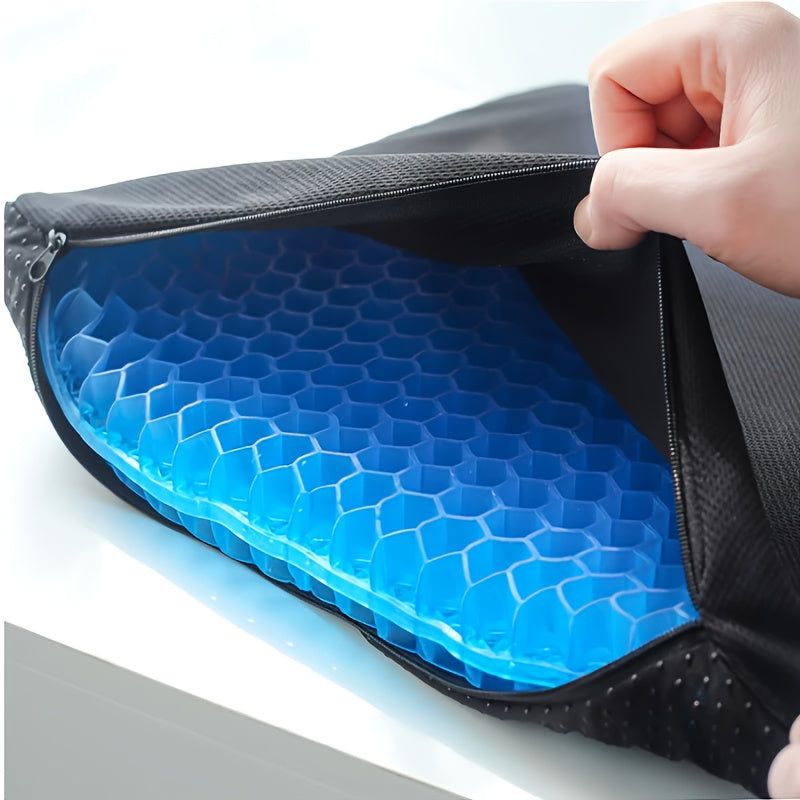 Ultra-Comfort Gel Seat Cushion for Office & Car — image 4