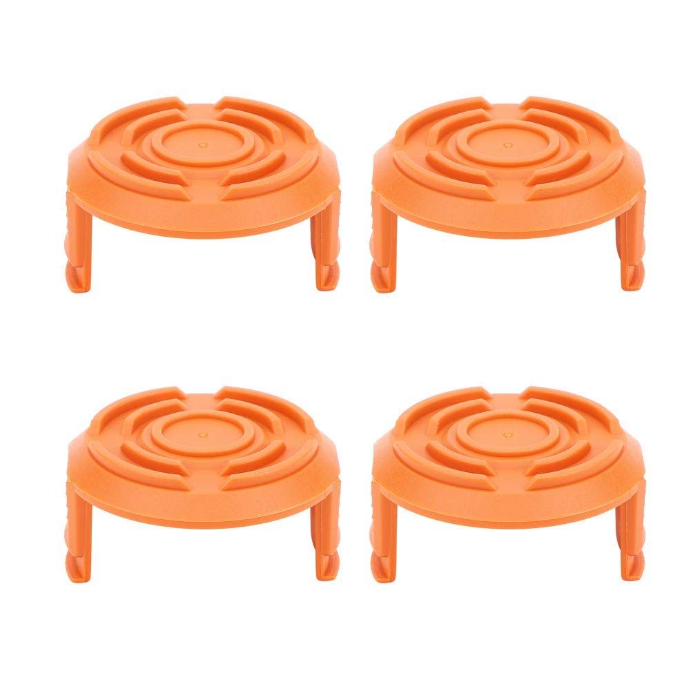 4 Pack Trimmer Replacement Spool Cap Covers, Weed Eater Cap, Weeder Accessories working life since made of Premium ABS Material