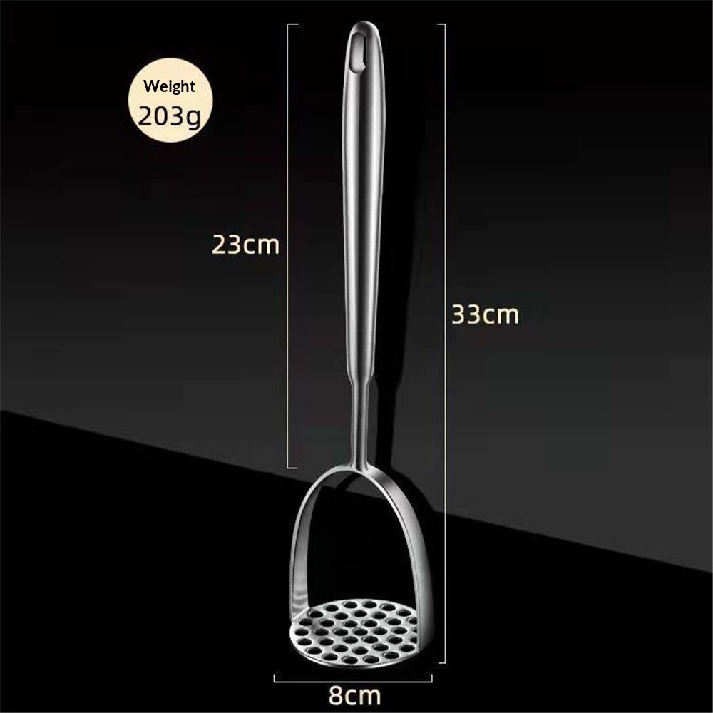 Potato Masher, Dual Arc for Easy, Labor-Saving Mashing, 304 Stainless Steel, Sturdy and Durable One-Piece Potato Press, Dishwasher Safe, for Potatoes and More — image 4