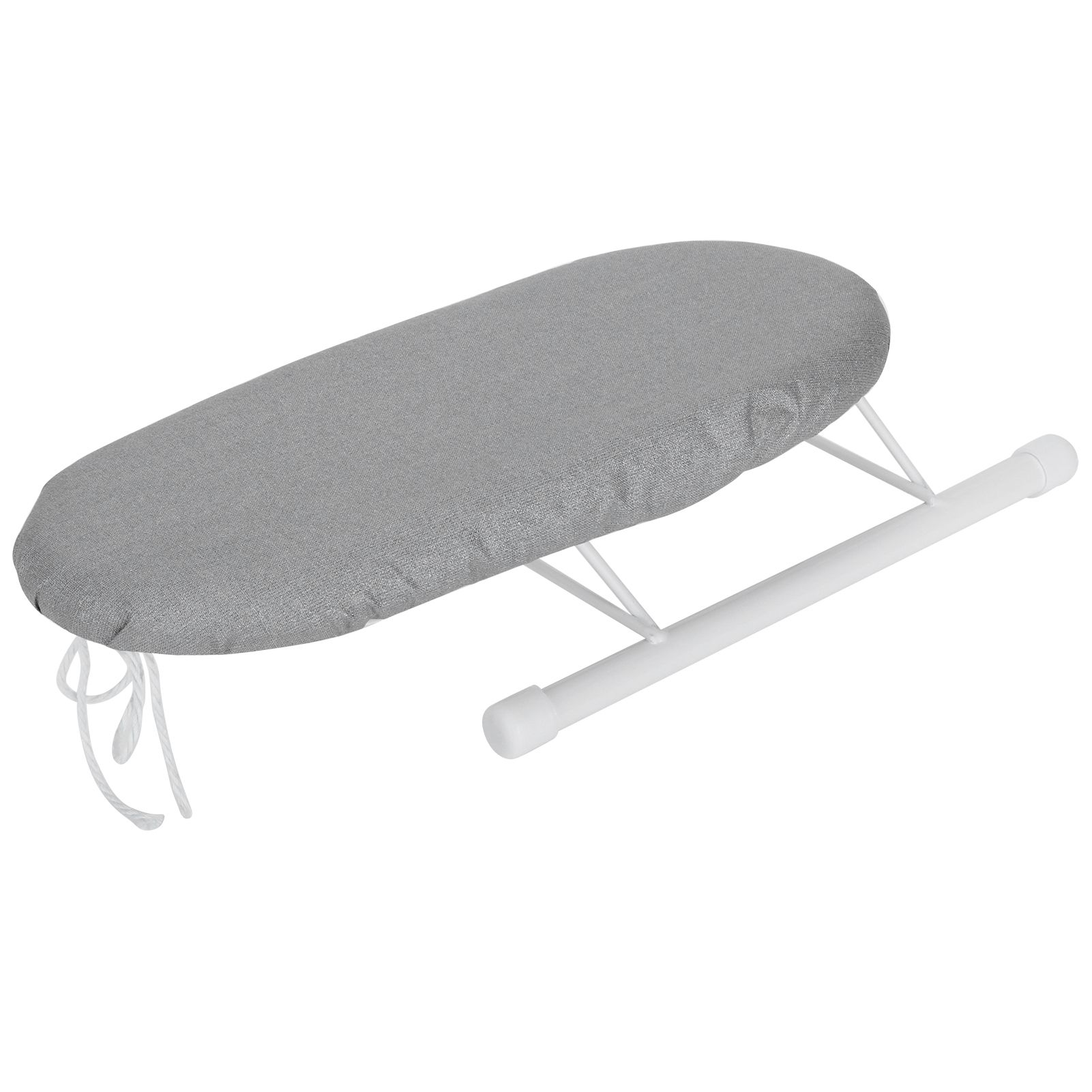 Mini Ironing Board Foldable Sleeve Cuffs Collars Ironing Table for Home Travel UseSilver Cloth — image 2