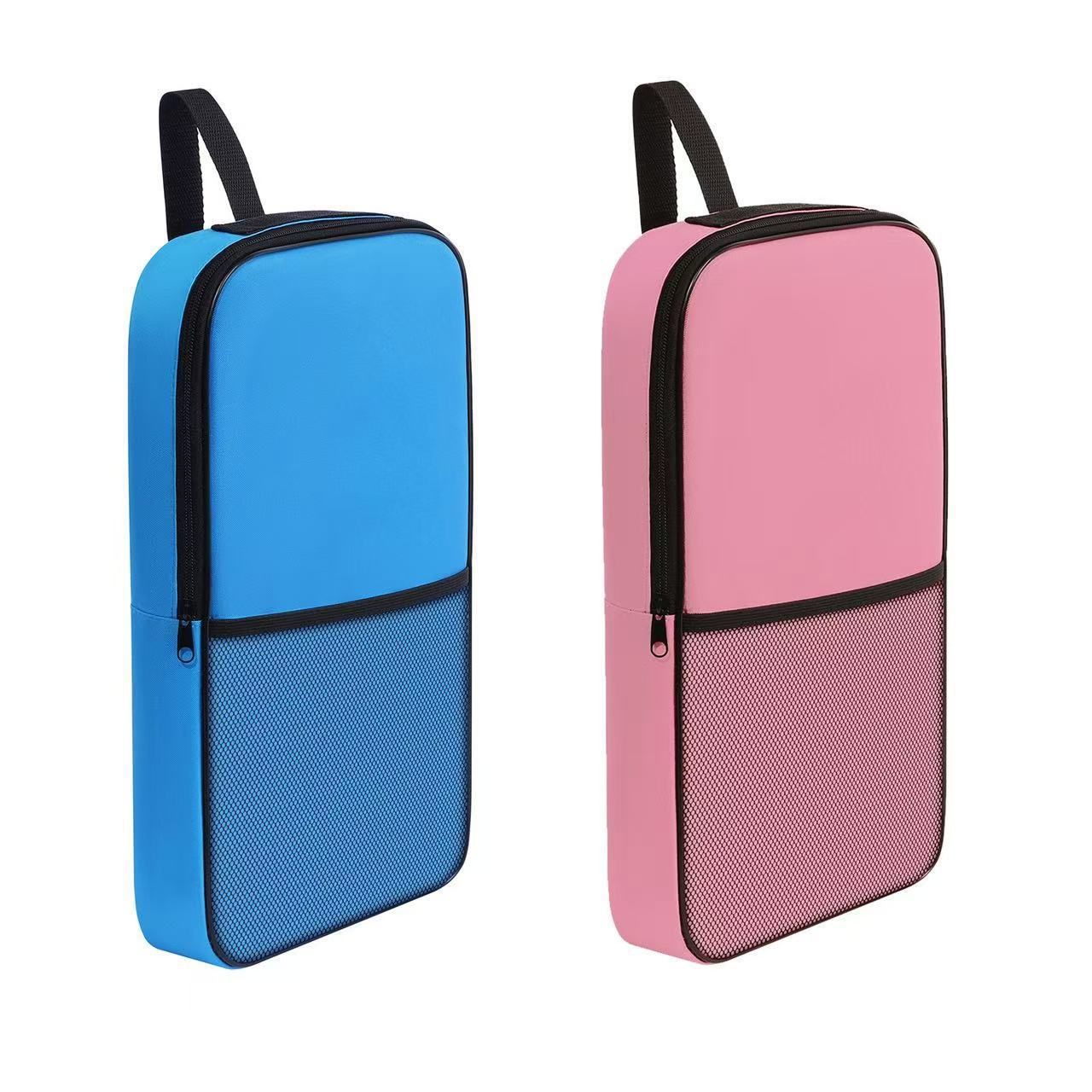 Pink Fiberglass Pickleball Paddle Set - 4 Minimalist Paddles, 8 Balls, and 2 Carry Bags for Outdoor Play — image 6