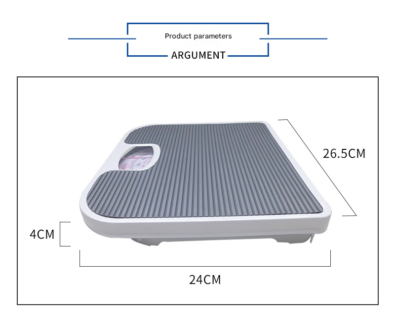 Blue Classic Mechanical Bathroom Scale - Battery-Free Analog Body Weight Scale with Non-Slip Platform โ image 4