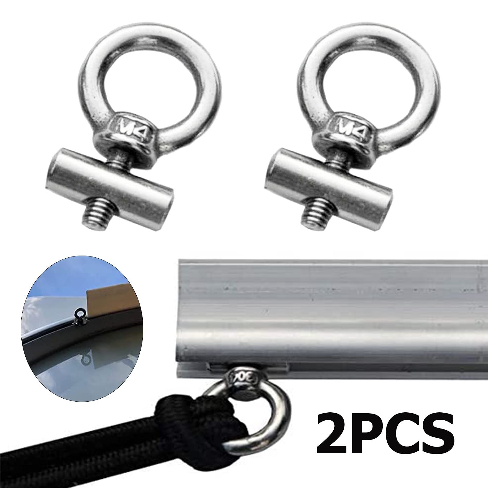 2Pcs Stainless Steel Awning Rail Stoppers for Caravan Motorhome Campervan Multipurpose for tarpaulin support,awning marker โ image 3