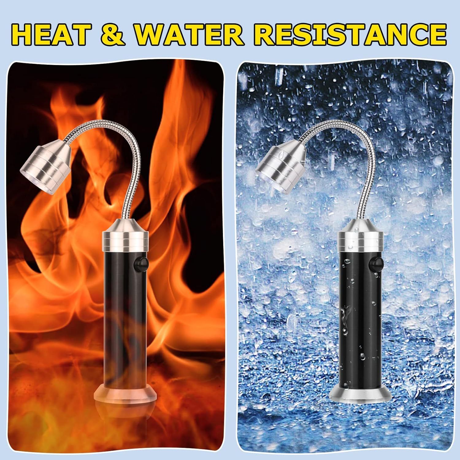 BBQ Grilling Accessories for Outdoor with Magnetic Base,360 Degree Flexible Neck, Water Heat Resistant,2 Pack โ image 4
