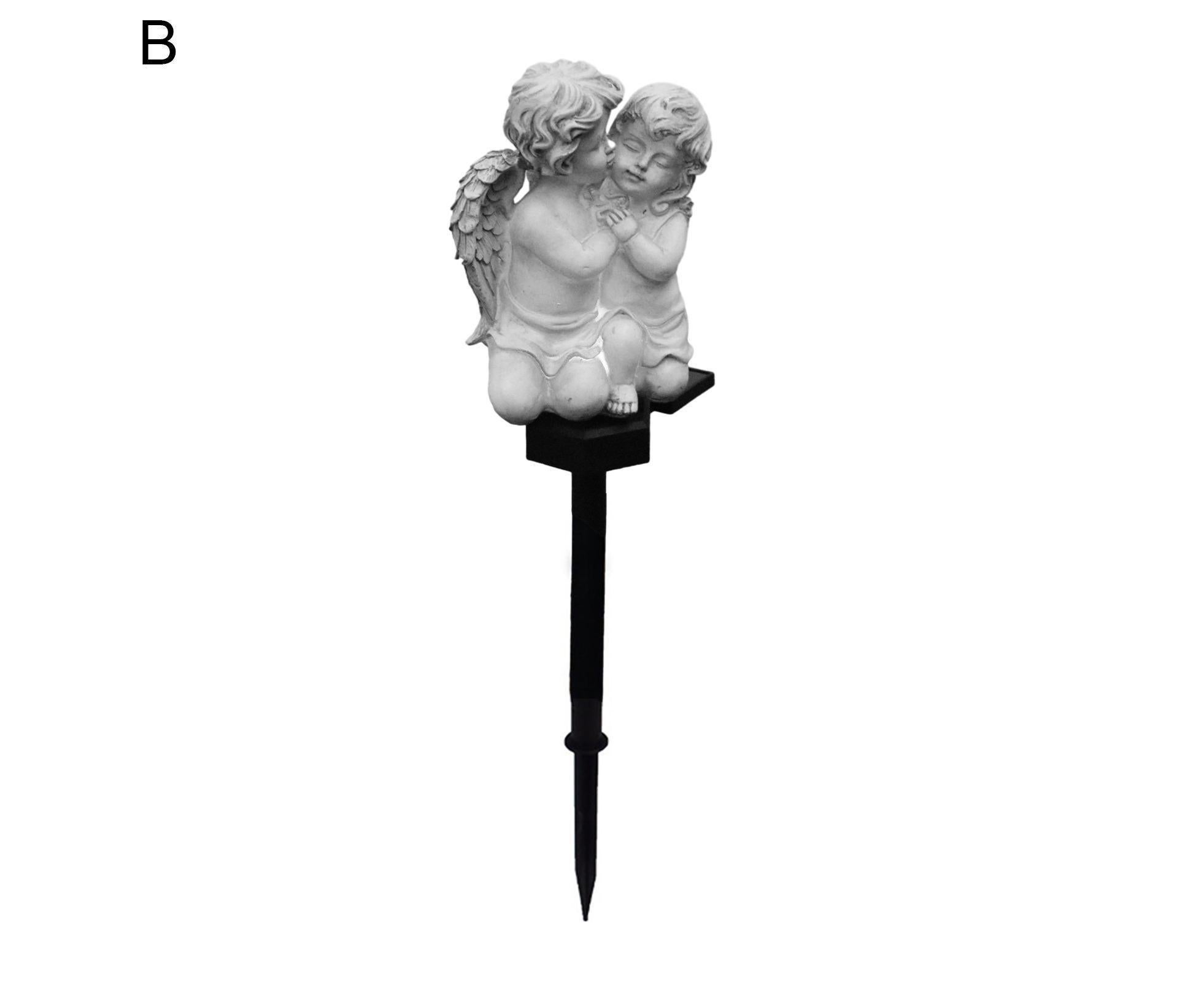 Solar Angel Stake Light Garden Decor - B โ image 2