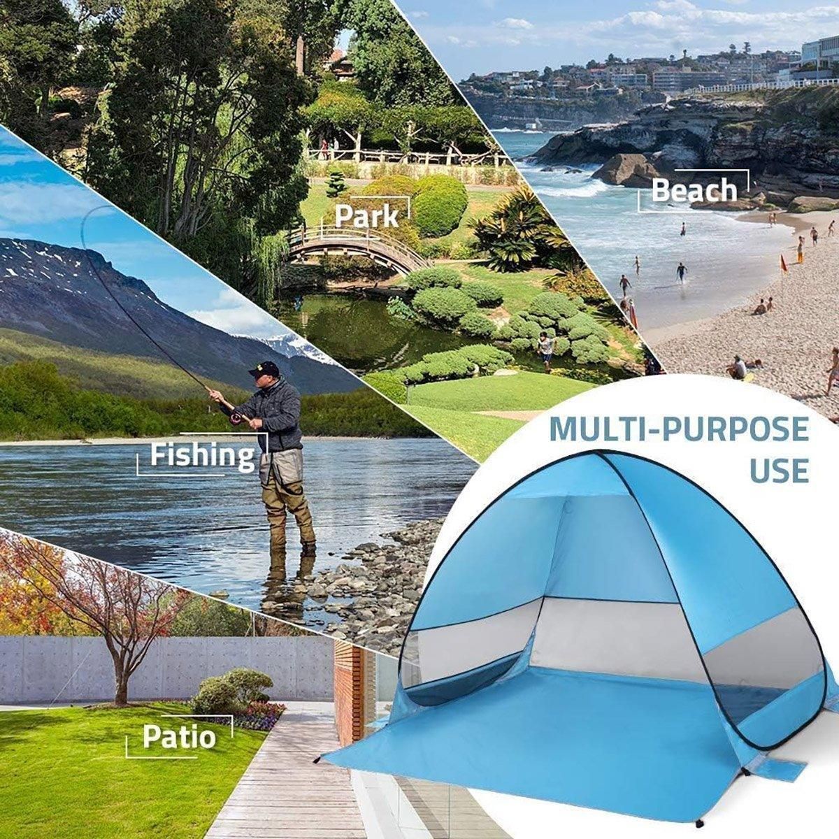 Automatic Pop Up Beach Tent UV Protection Portable Sunshade Shelter Outdoor โ image 4