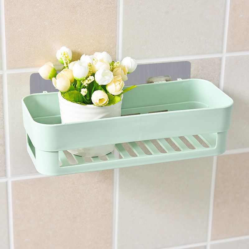 Shelf Bathroom Adhesive Storage Rack Kitchen Home Decoration Corner Shower Shelf Rack Storage Rack Accessories 3 Colors (3pcs) — image 2