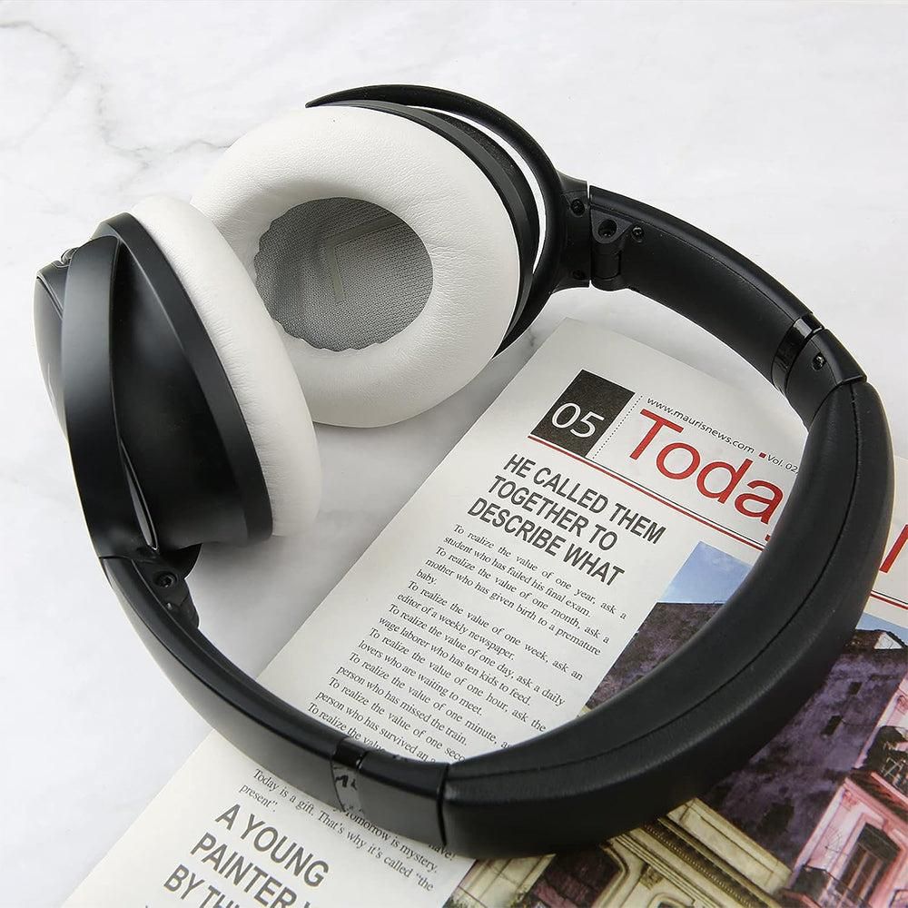 Pair of Replacement Ear Pads for Bose QC45 Headphone Ear Cushions White โ image 4