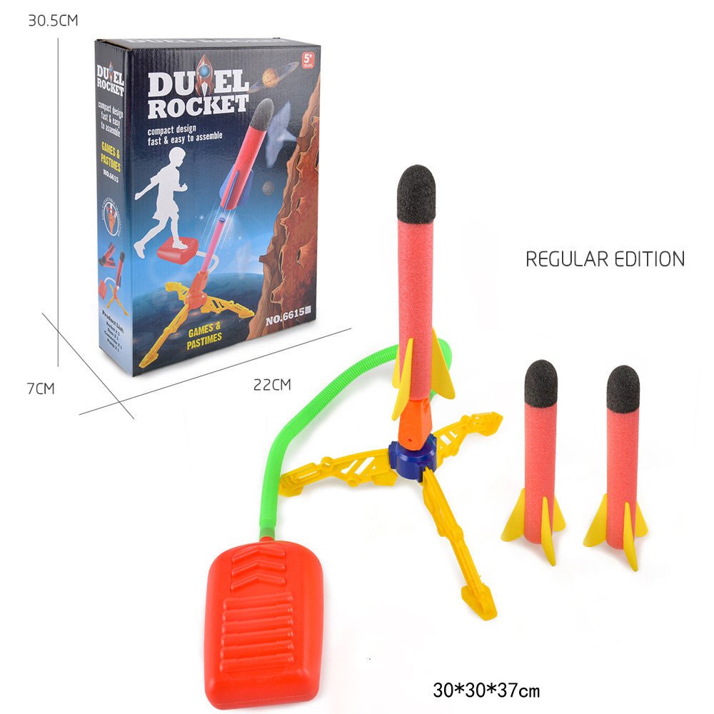 Air Power Foam Rocket Shoot Up Stomp Launcher Kids Outdoor Activities Toys โ image 3