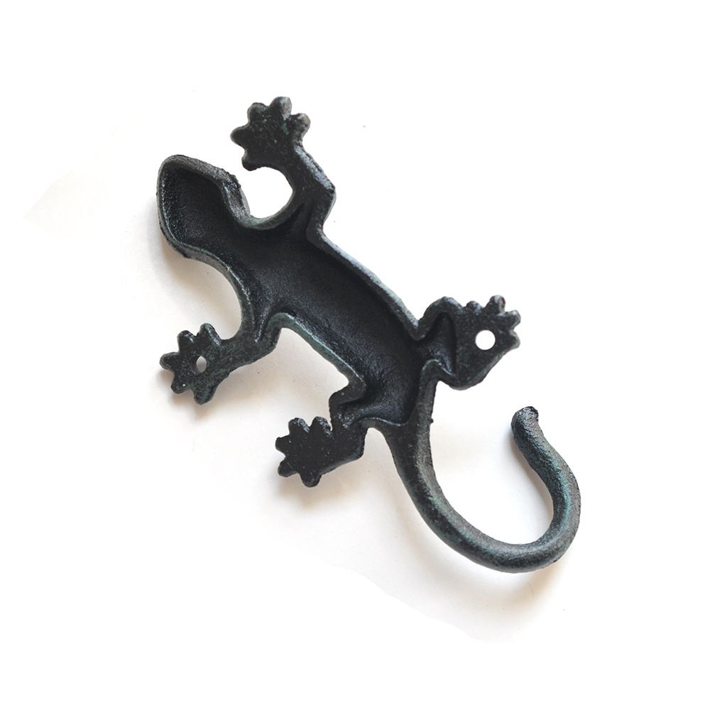 Wall Hooks for Hanging, Rustic Iron Coat Hooks Wall Mounted Towel Hooks, Heavy Duty Key Holder for Decor - 4Pcs โ image 5