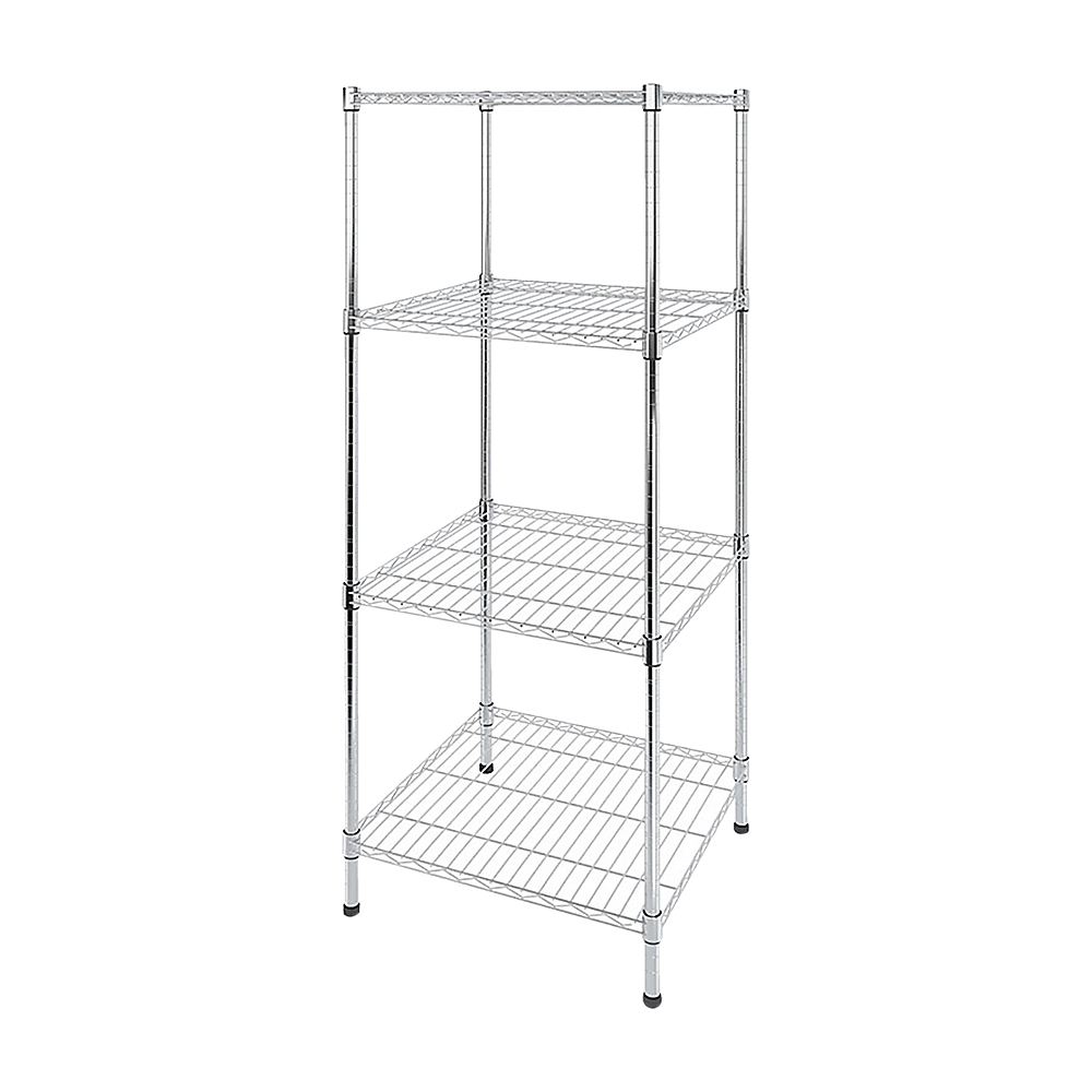 Wire Storage Rack – 60 × 60cm Chrome Shelving with Fixed Legs — image 4